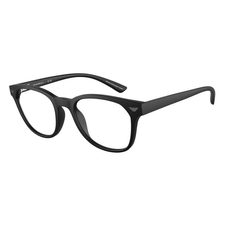 EMPORIO ARMANI - 5001 NERO OPACO | OCCHIALE DA VISTA UOMO - EA 3240U CALIBRO 50