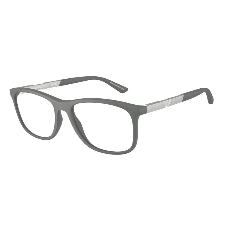 EMPORIO ARMANI - 6205 GRIGIO OPACO | OCCHIALE DA VISTA UOMO - EA 3247 CALIBRO 53