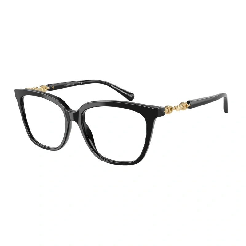 EMPORIO ARMANI - 5017 NERO LUCIDO | OCCHIALE DA VISTA DONNA - EA 3248 CALIBRO 53