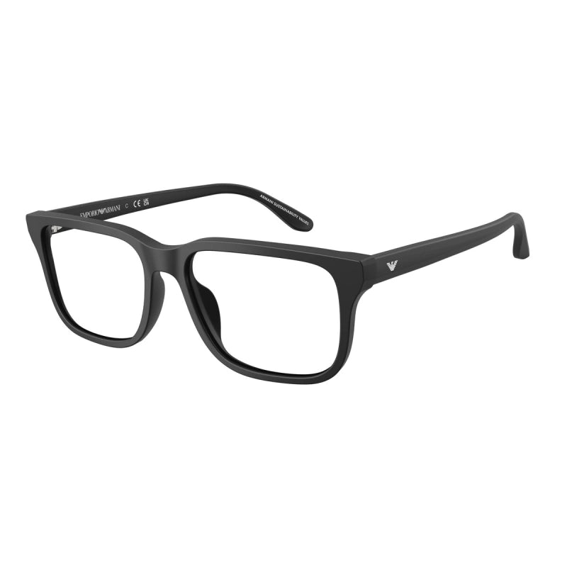 EMPORIO ARMANI - 5017 NERO OPACO | OCCHIALE DA VISTA UOMO - EA 3250U CALIBRO 54