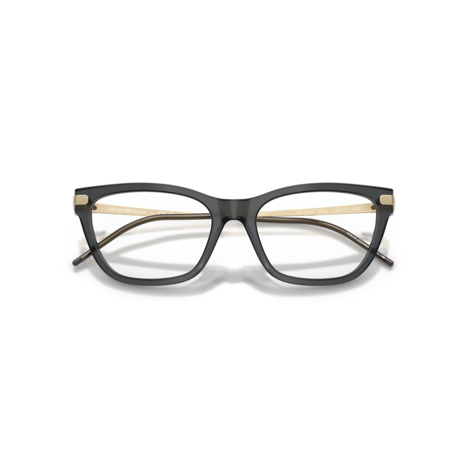 OCCHIALE DA VISTA DONNA | EMPORIO ARMANI EA 3262 - 6262 NERO OPALE LUCIDO - CALIBRO 54