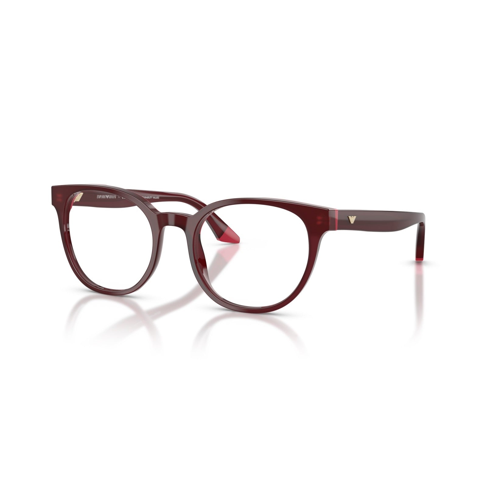 OCCHIALE DA VISTA DONNA | EMPORIO ARMANI EA 3274 - 6320 BORDEAUX/ROSA OPALE - CALIBRO 50