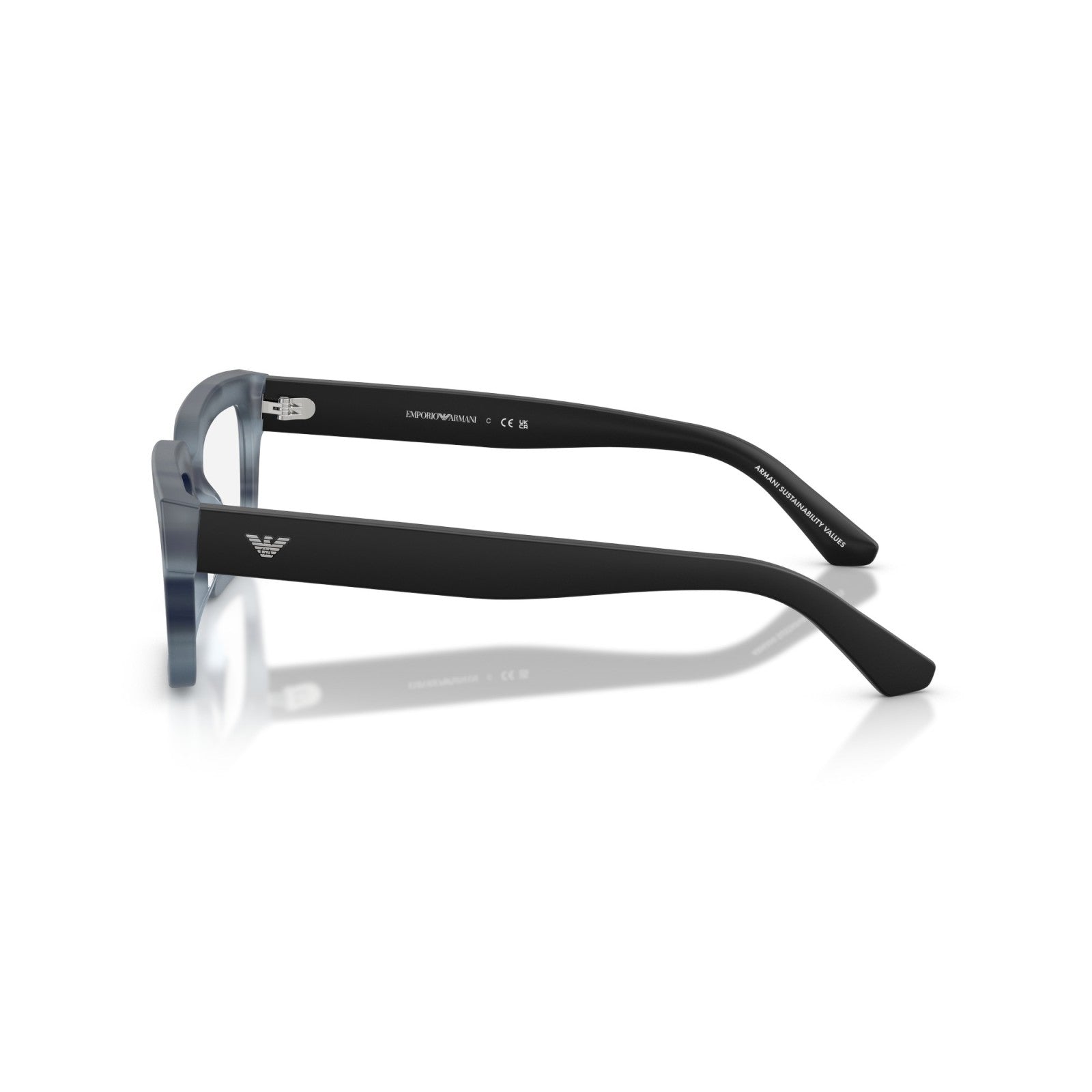 OCCHIALE DA VISTA UNISEX | EMPORIO ARMANI EA 3277U - 6368 BLU AVANA STRIATO - CALIBRO 52