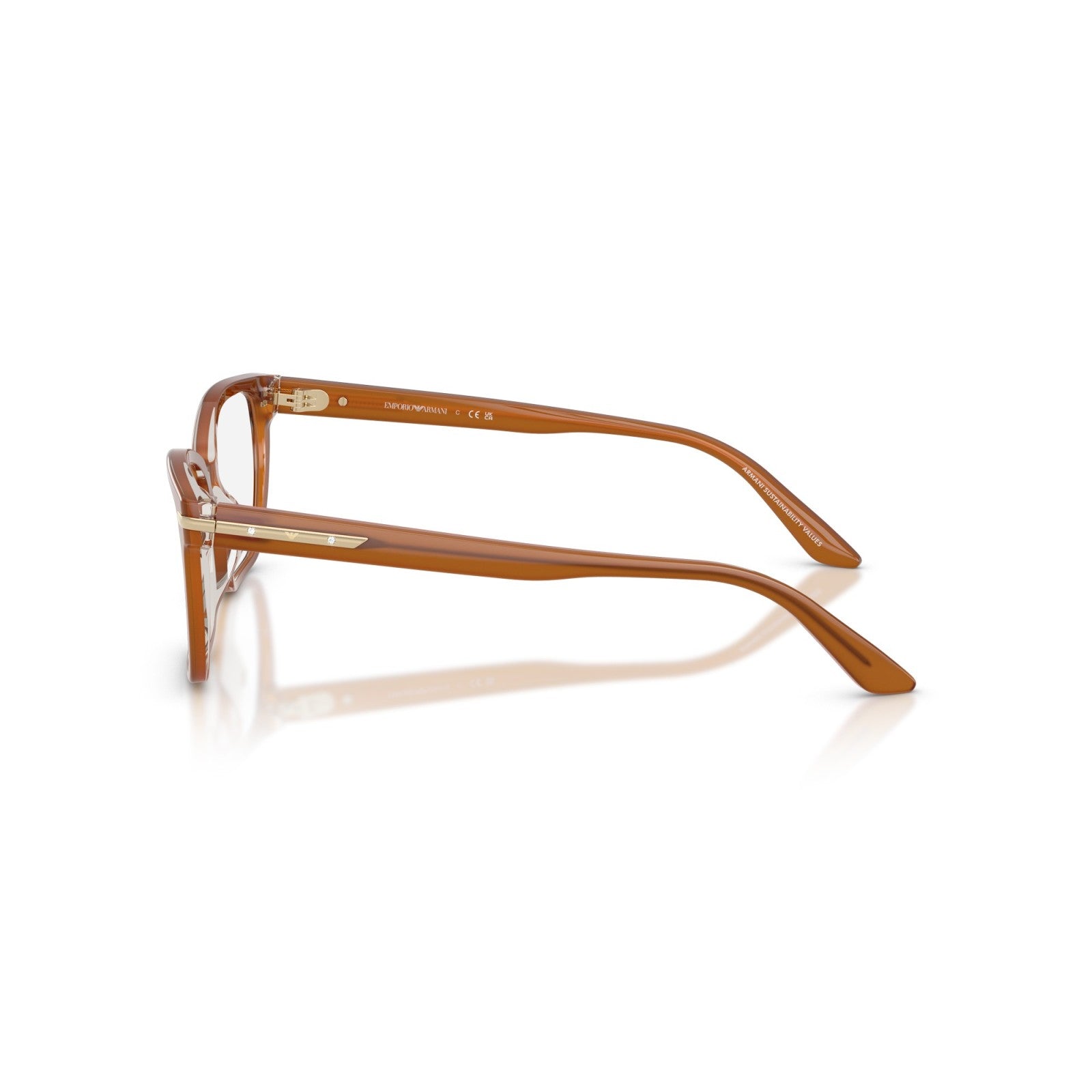 OCCHIALE DA VISTA DONNA | EMPORIO ARMANI EA 3282BU - 6376 TABACCO - CALIBRO 52