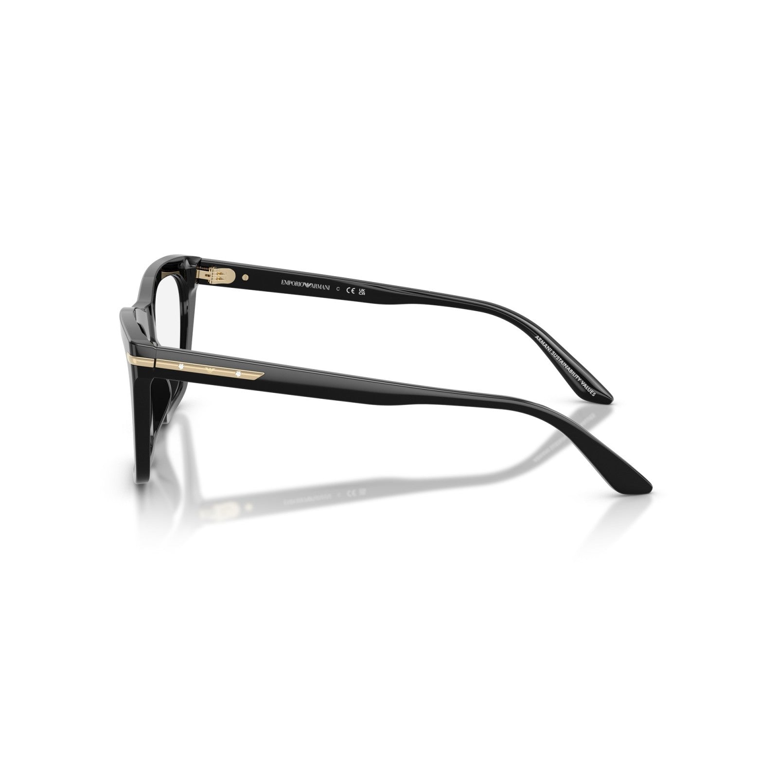 OCCHIALE DA VISTA DONNA | EMPORIO ARMANI EA 3283BU - 5017 NERO LUCIDO - CALIBRO 51