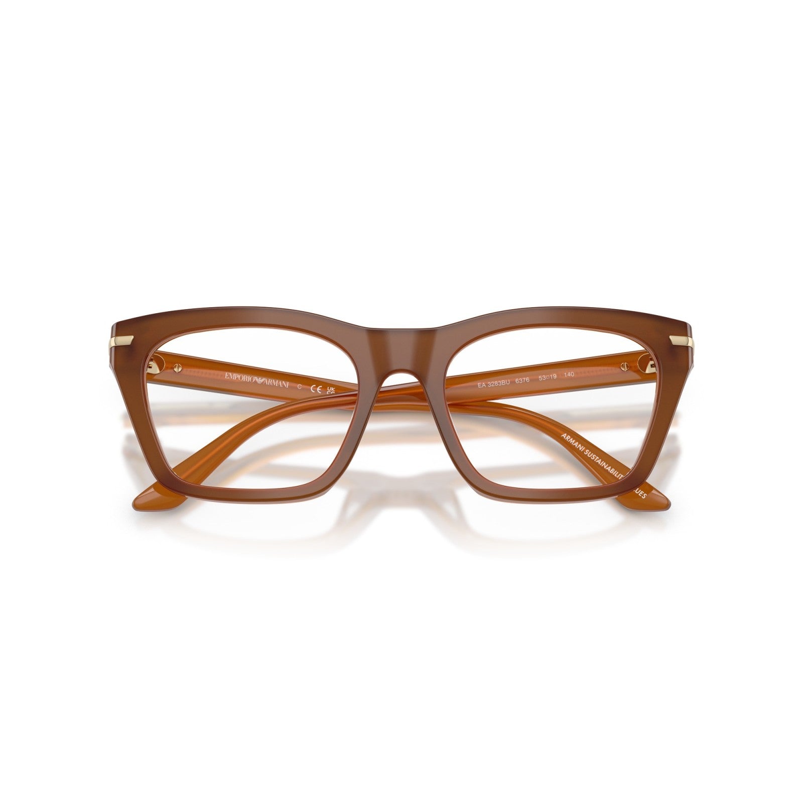 OCCHIALE DA VISTA DONNA | EMPORIO ARMANI EA 3283BU - 6376 TABACCO - CALIBRO 53