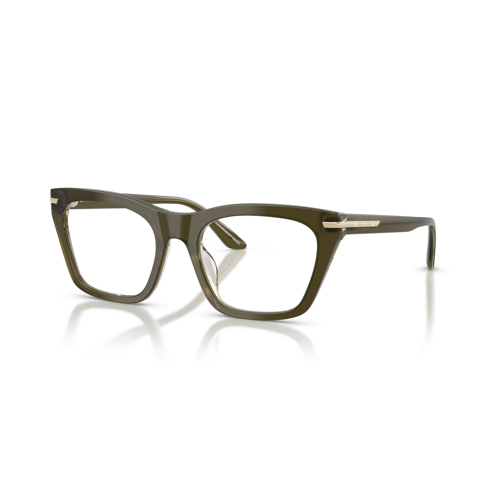 OCCHIALE DA VISTA DONNA | EMPORIO ARMANI EA 3283BU - 6378 VERDE SCURO LUCIDO - CALIBRO 53