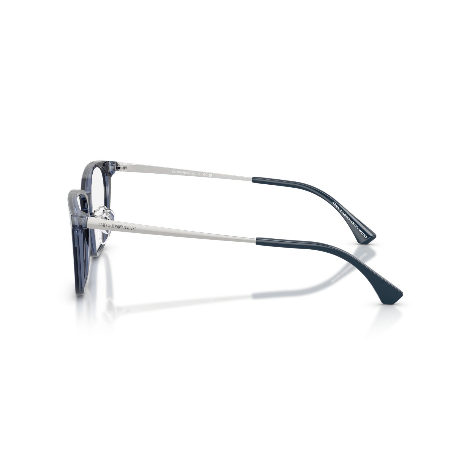 OCCHIALE DA VISTA UOMO | EMPORIO ARMANI EA 3284D - 6256 BLU LUCIDO/BLU TRASPARENTE - CALIBRO 54