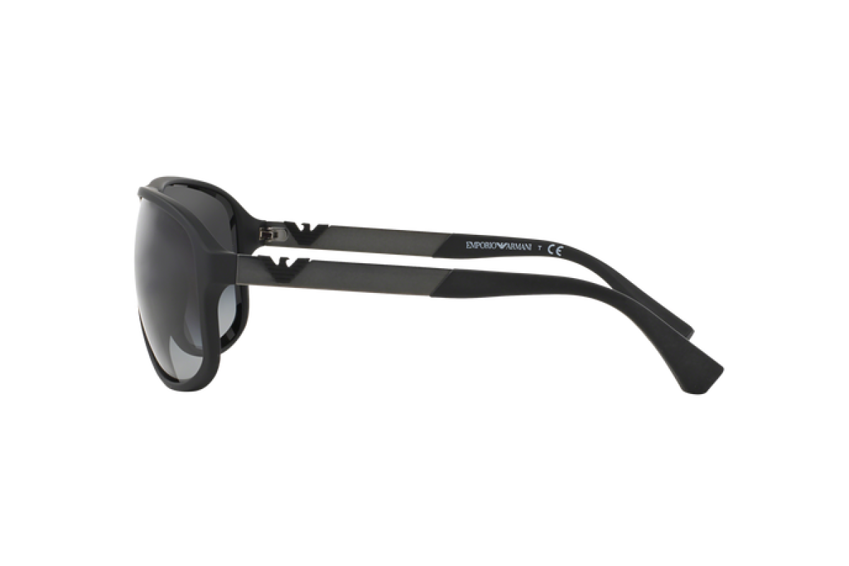 OCCHIALE DA SOLE UOMO | EMPORIO ARMANI  EA 4029 - 50638G GOMMA NERA - CALIBRO 64