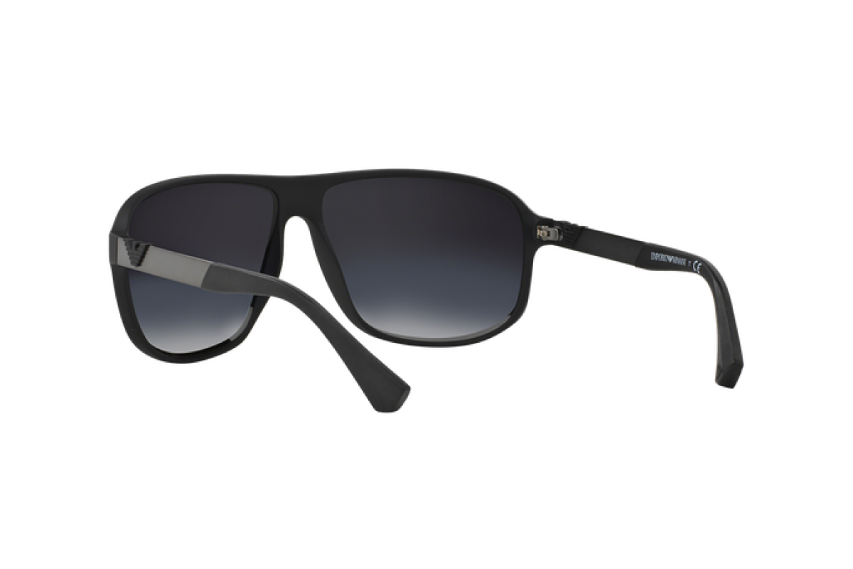 OCCHIALE DA SOLE UOMO | EMPORIO ARMANI  EA 4029 - 50638G GOMMA NERA - CALIBRO 64