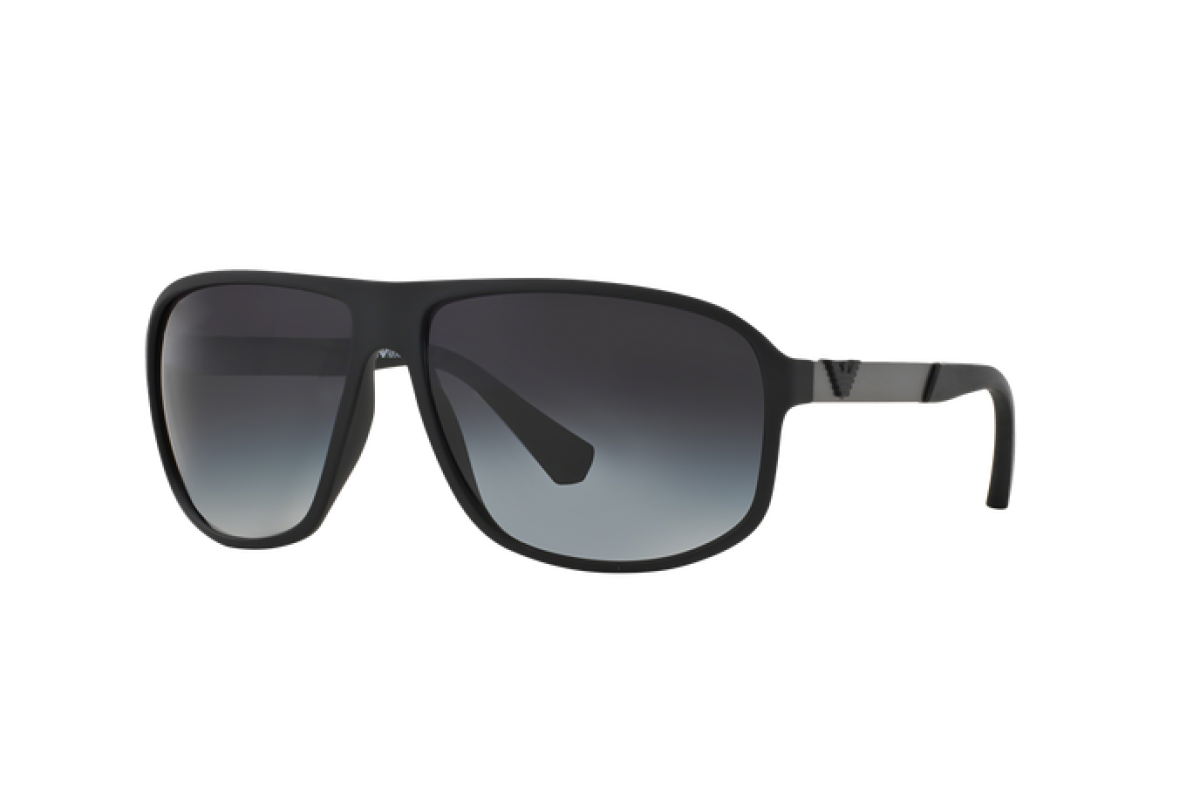 OCCHIALE DA SOLE UOMO | EMPORIO ARMANI  EA 4029 - 50638G GOMMA NERA - CALIBRO 64