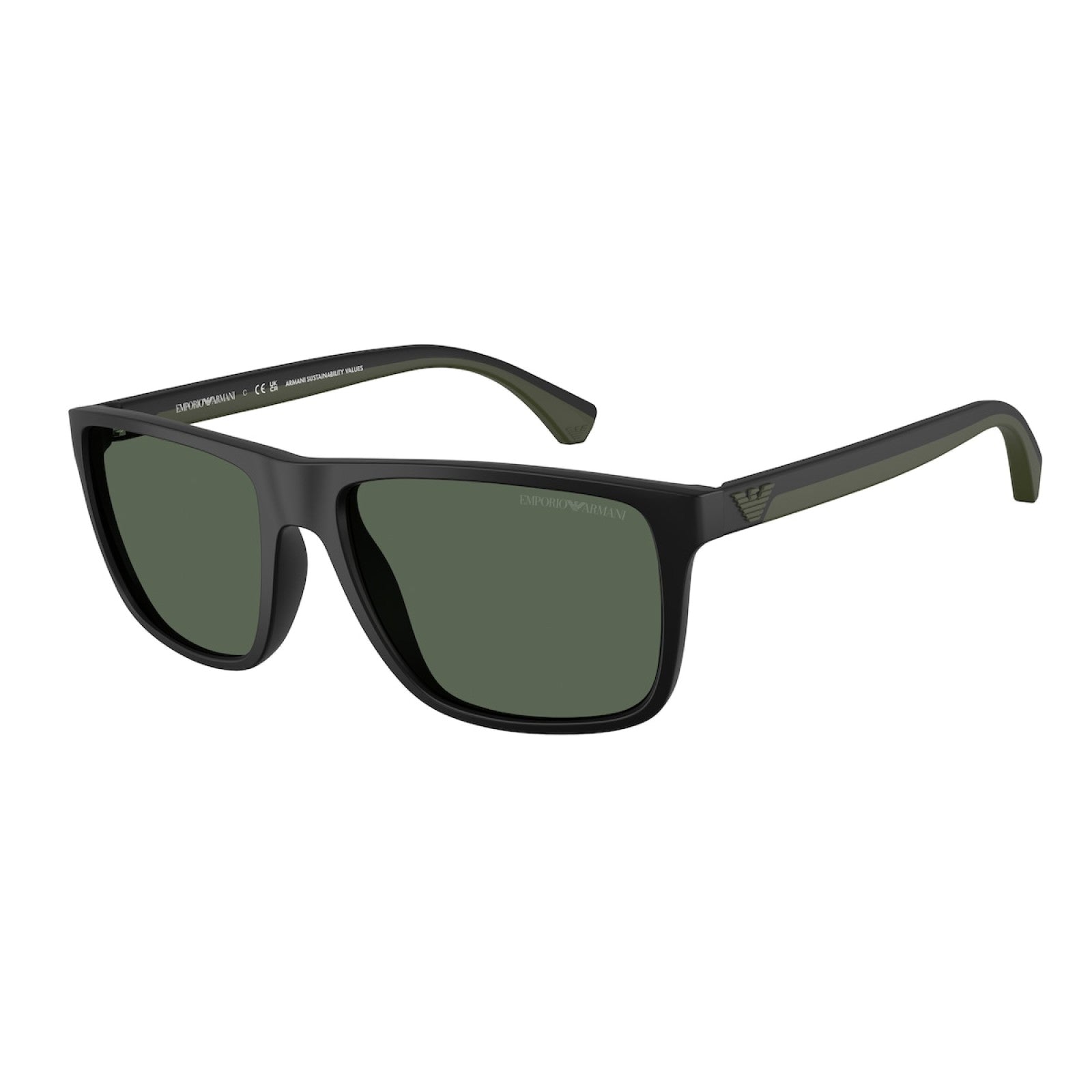 OCCHIALE DA SOLE UOMO | EMPORIO ARMANI EA 4033 - 500171 NERO OPACO - CALIBRO 56