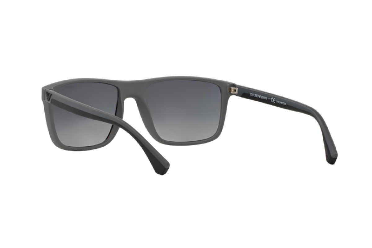 OCCHIALE DA SOLE UOMO | EMPORIO ARMANI  EA 4033 - 5229T3 GOMMA NERA / GRIGIA - CALIBRO 56