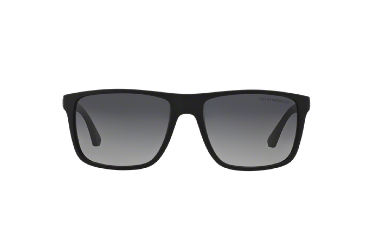 OCCHIALE DA SOLE UOMO | EMPORIO ARMANI  EA 4033 - 5229T3 GOMMA NERA / GRIGIA - CALIBRO 56