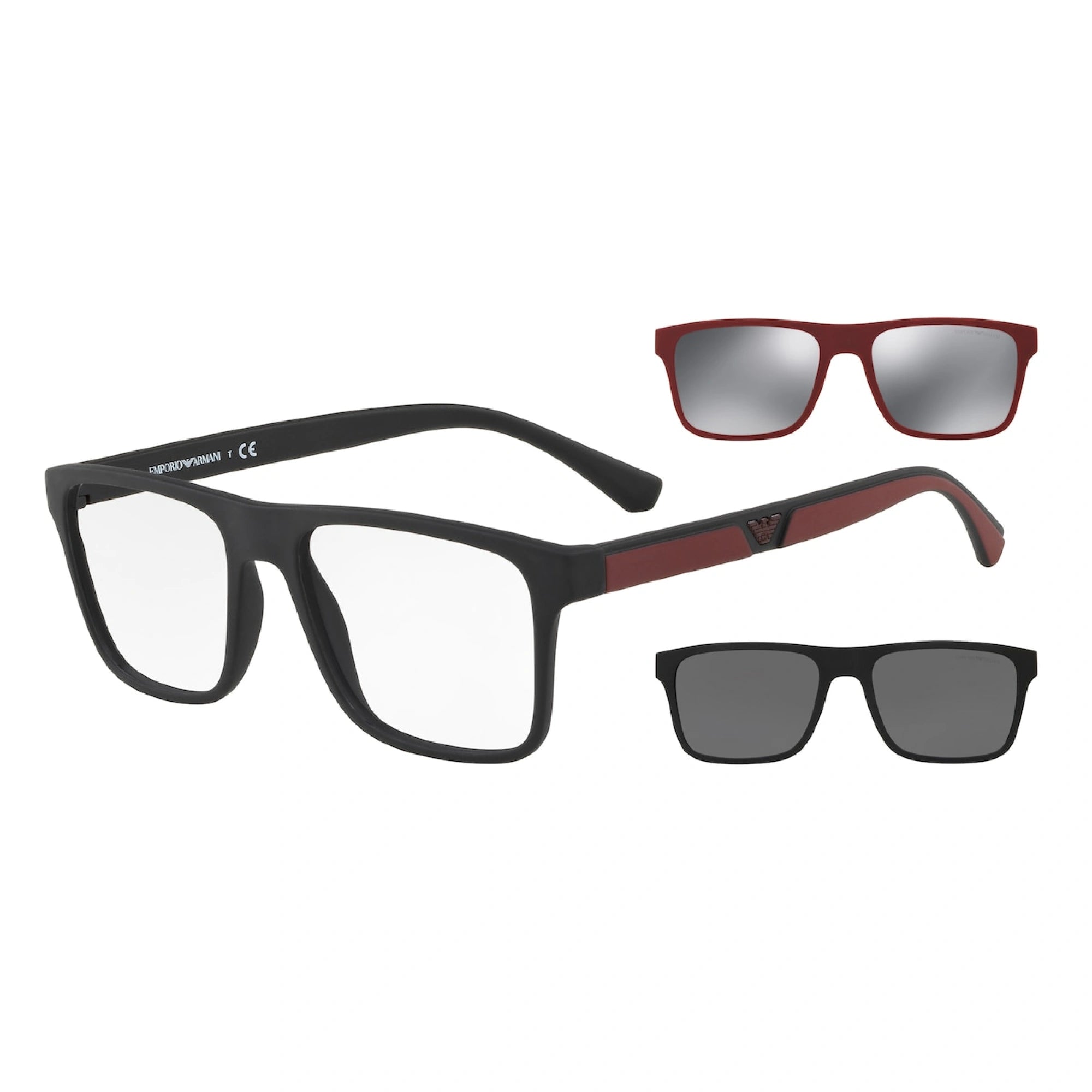 Emporio Armani - 50421W Nero Opaco | Occhiale Da Sole Uomo - EA 4115 Calibro 54