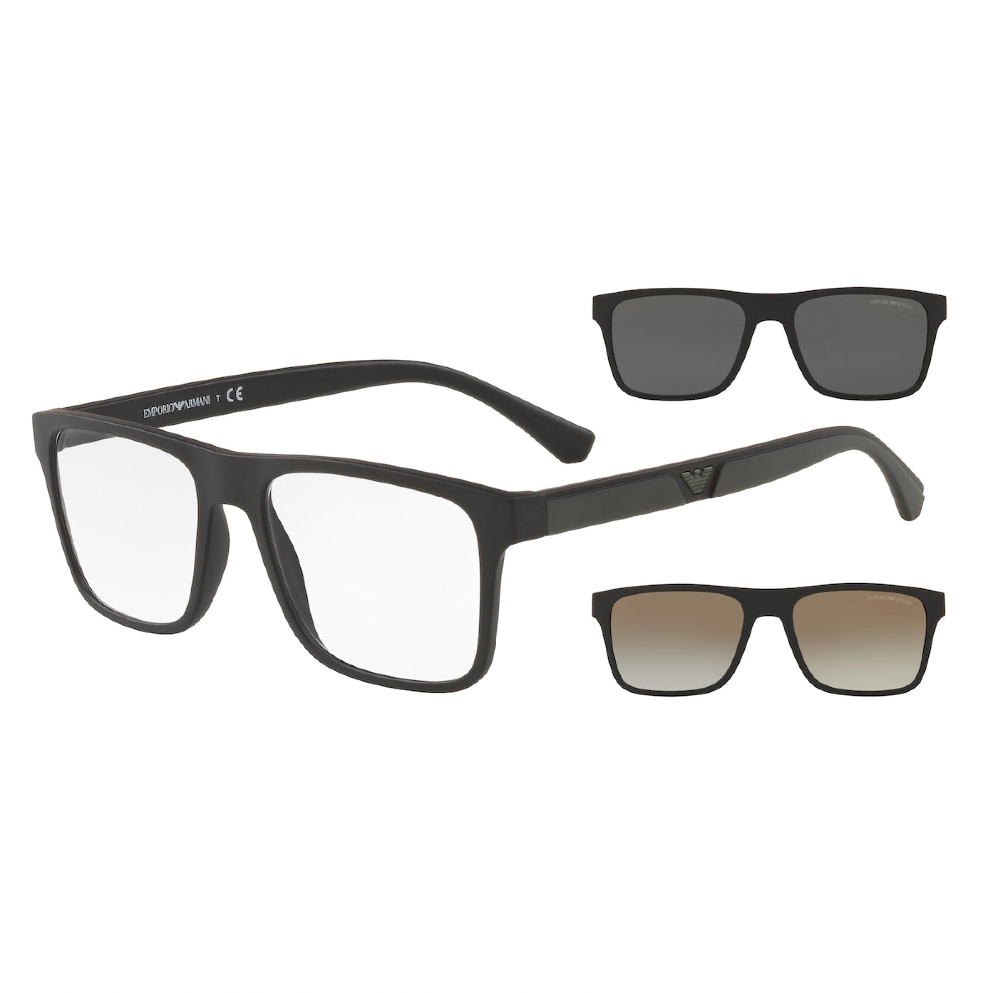 Emporio Armani - 58531W Nero Opaco | Occhiale Da Sole Uomo - EA 4115 Calibro 54