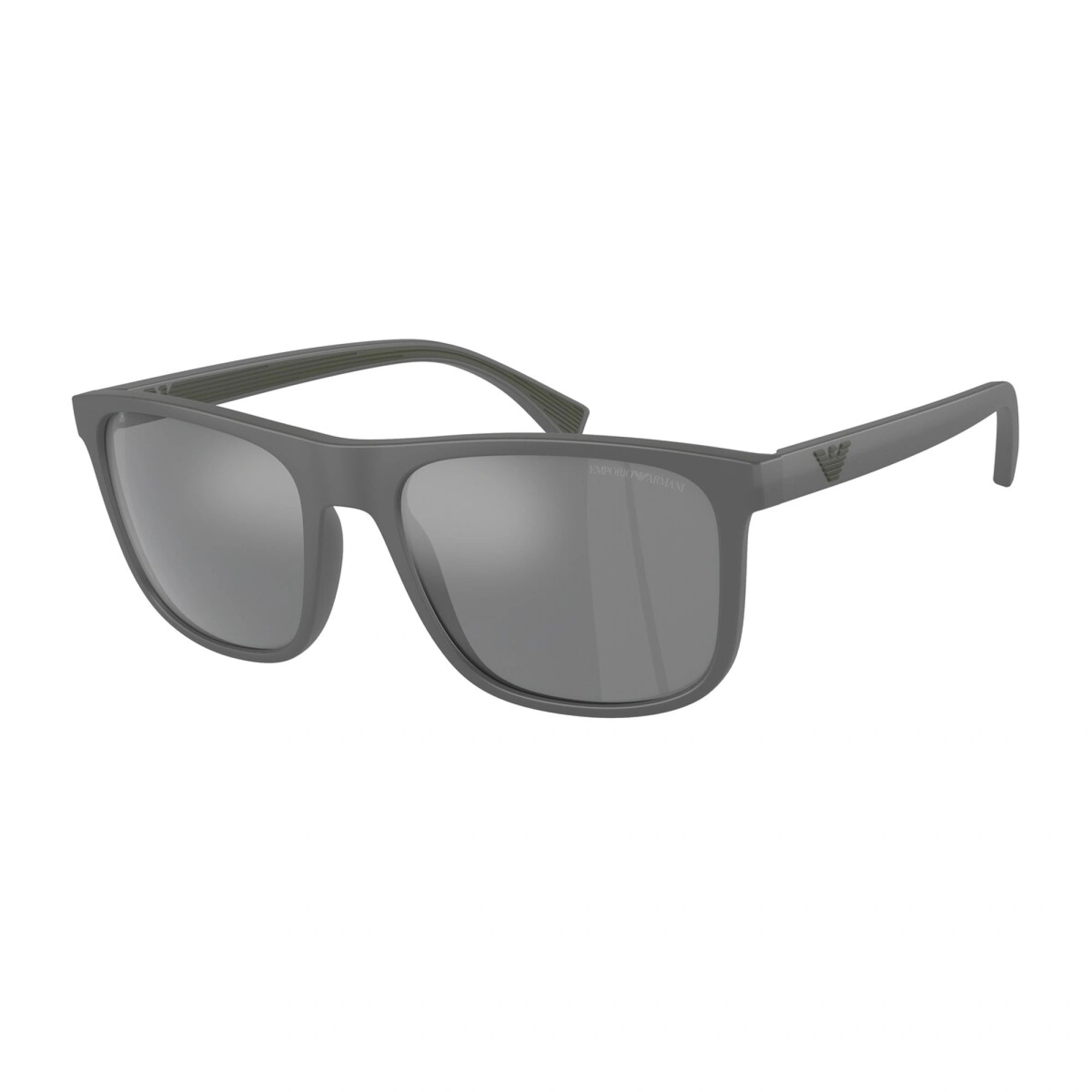EMPORIO ARMANI EA 4129 - 50606G GRIGIO OPACO | OCCHIALE DA SOLE UOMO | CALIBRO 56