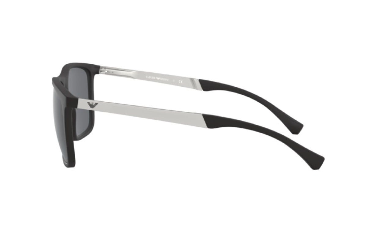 OCCHIALE DA SOLE UOMO | EMPORIO ARMANI  EA 4150 - 506387 GOMMA NERA - CALIBRO 59