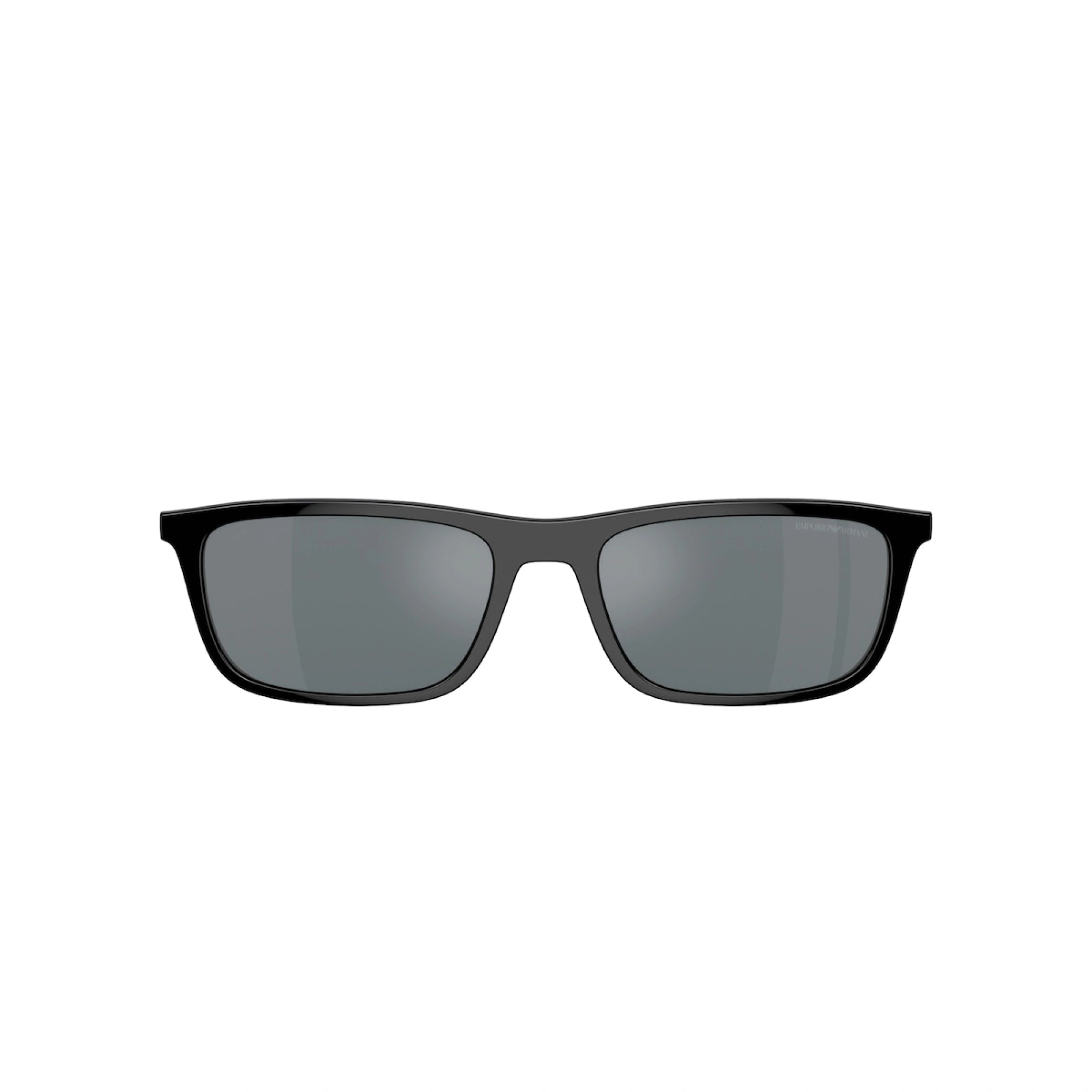 EMPORIO ARMANI EA 4160C CLIP-ON 50176G NERO LUCIDO | OCCHIALE DA SOLE UOMO | CALIBRO 55
