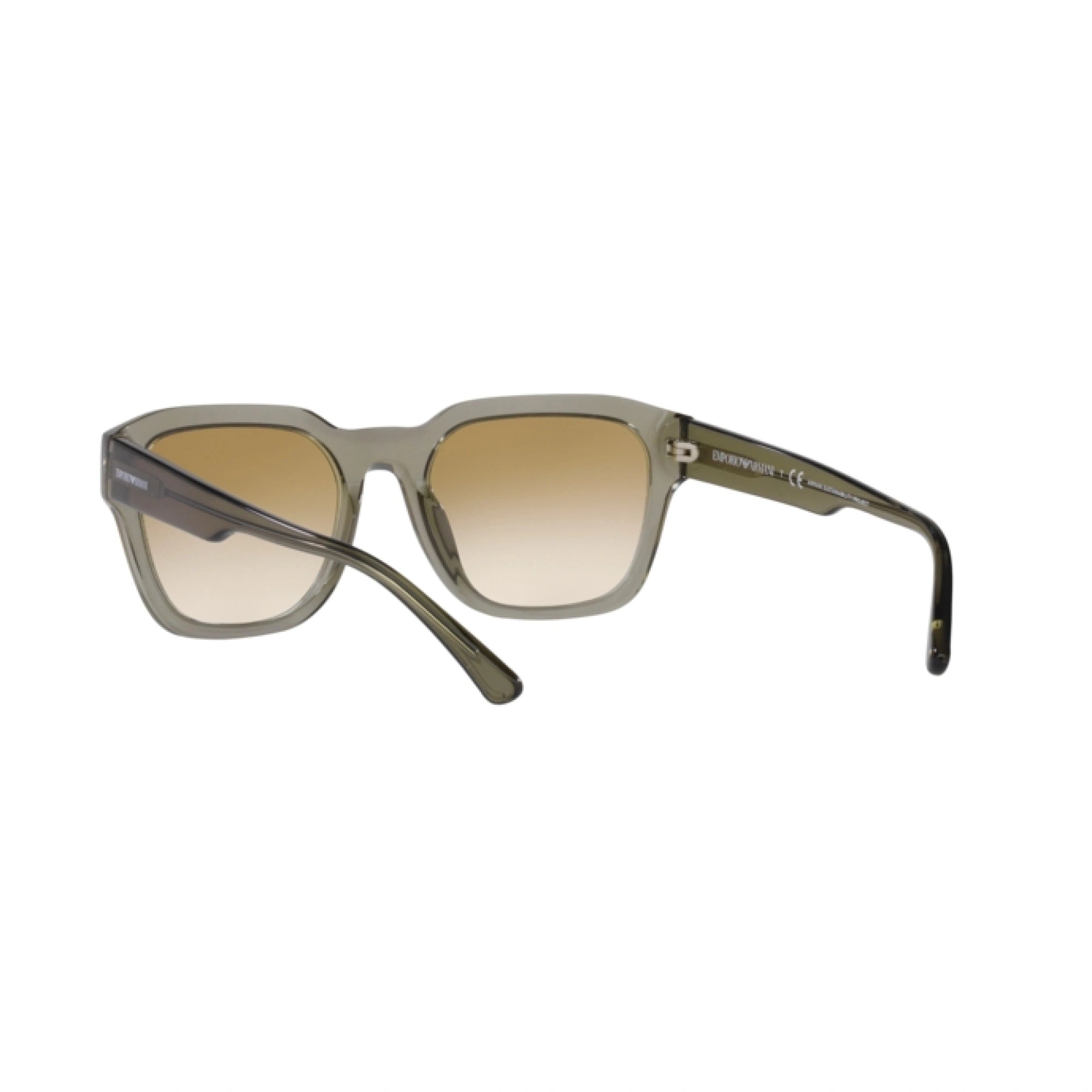 EMPORIO ARMANI EA 4175 - 588413 VERDE TRASPARENTE LUCIDO | OCCHIALE DA SOLE UOMO | CALIBRO 55
