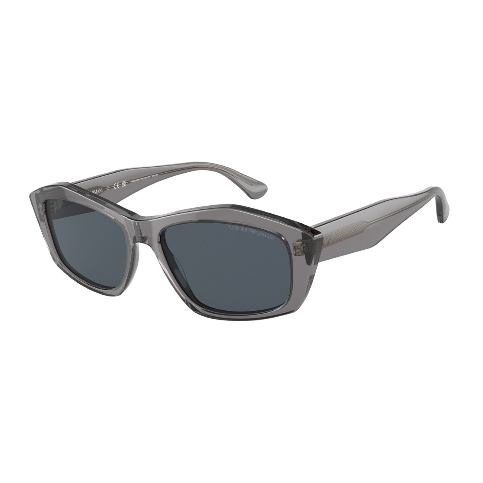 OCCHIALE DA SOLE DONNA | EMPORIO ARMANI EA 4187 - 502987 GRIGIO TRASPARENTE LUCIDO - CALIBRO 55