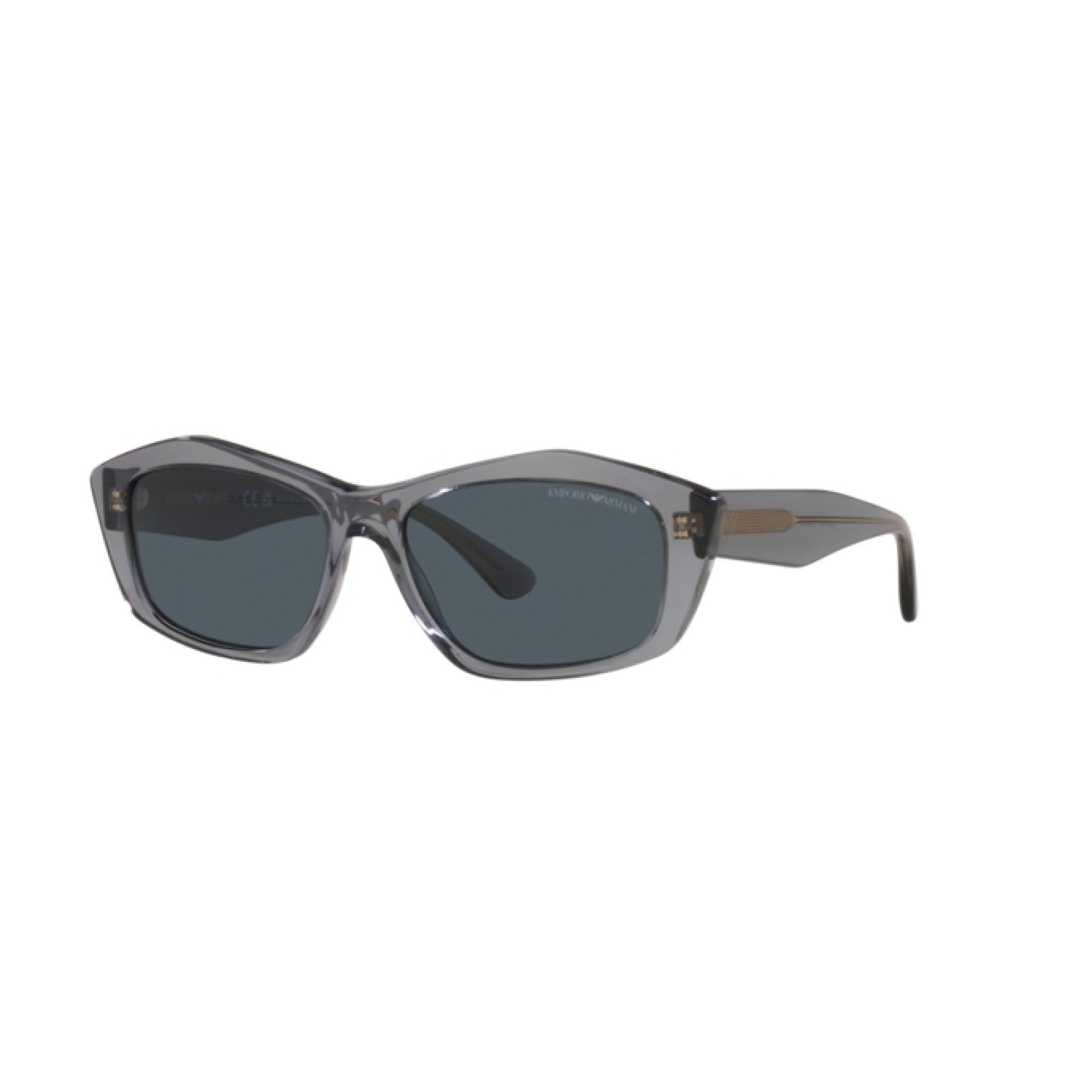 OCCHIALE DA SOLE DONNA | EMPORIO ARMANI EA 4187 - 502987 GRIGIO TRASPARENTE LUCIDO - CALIBRO 55