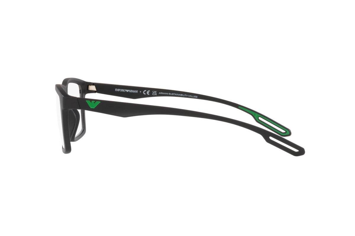 OCCHIALE DA VISTA UOMO | EMPORIO ARMANI EA 4189U - 50011W NERO OPACO - CALIBRO 55