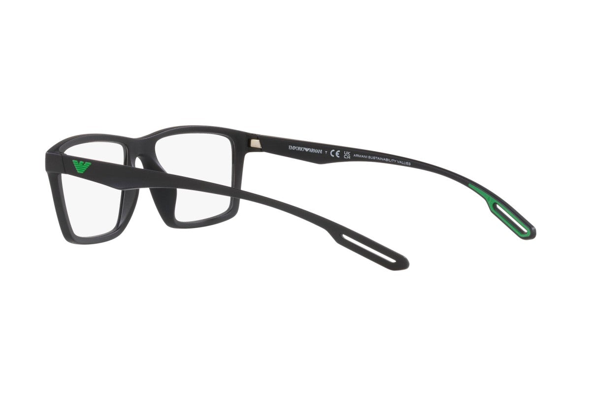 OCCHIALE DA VISTA UOMO | EMPORIO ARMANI EA 4189U - 50011W NERO OPACO - CALIBRO 55