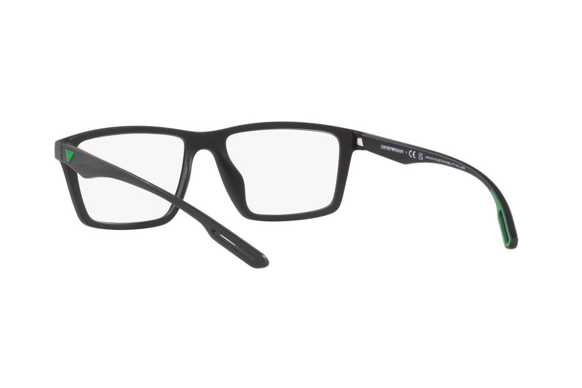 OCCHIALE DA VISTA UOMO | EMPORIO ARMANI EA 4189U - 50011W NERO OPACO - CALIBRO 55