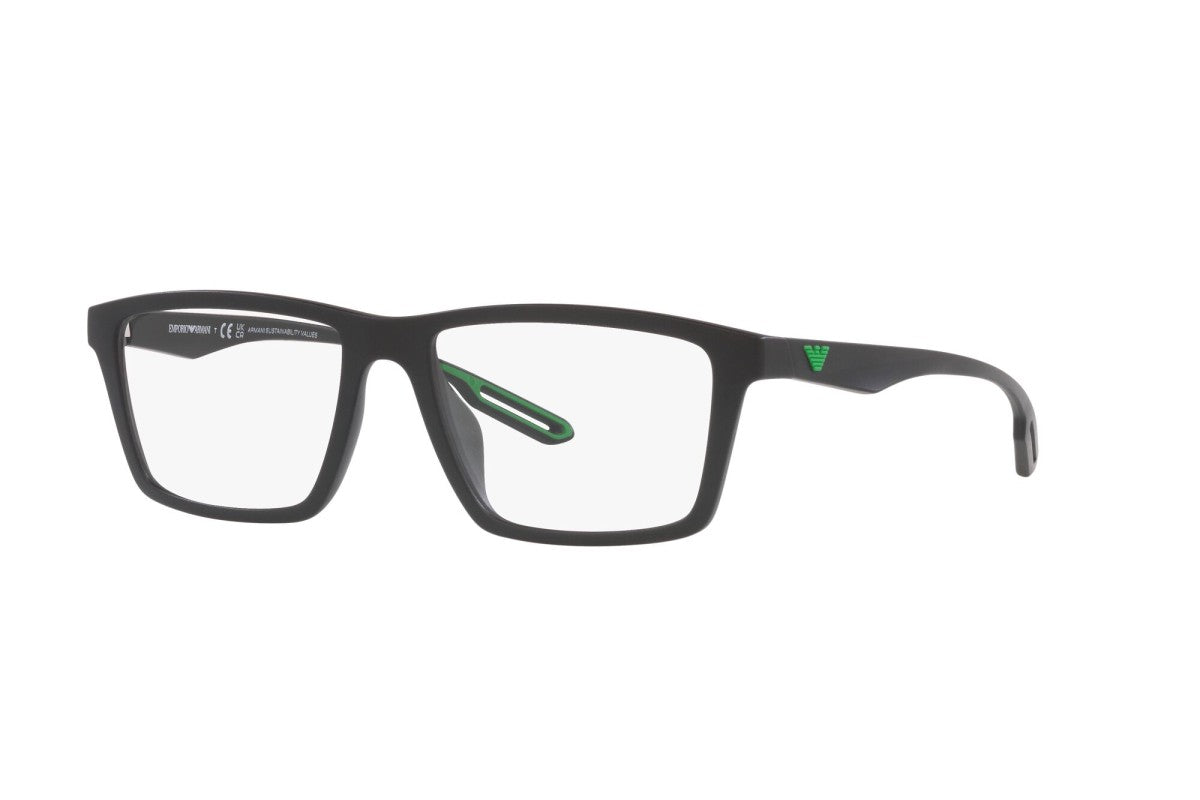 OCCHIALE DA VISTA UOMO | EMPORIO ARMANI EA 4189U - 50011W NERO OPACO - CALIBRO 55