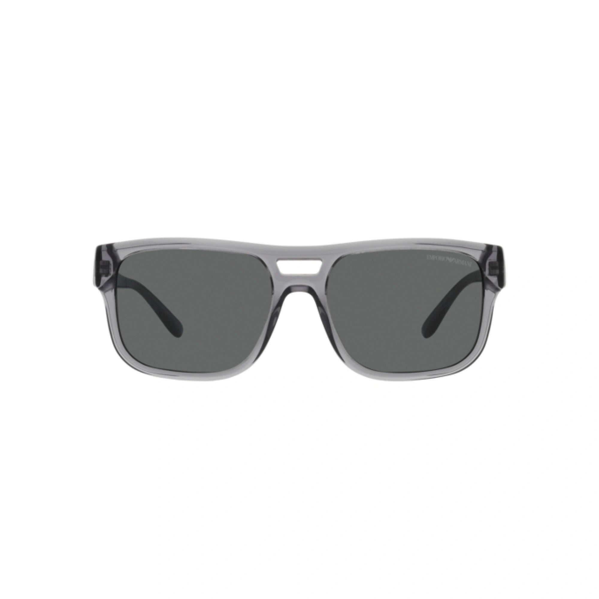 EMPORIO ARMANI EA 4197 - 502987 GRIGIO TRASPARENTE | OCCHIALE DA SOLE UOMO | CALIBRO 57