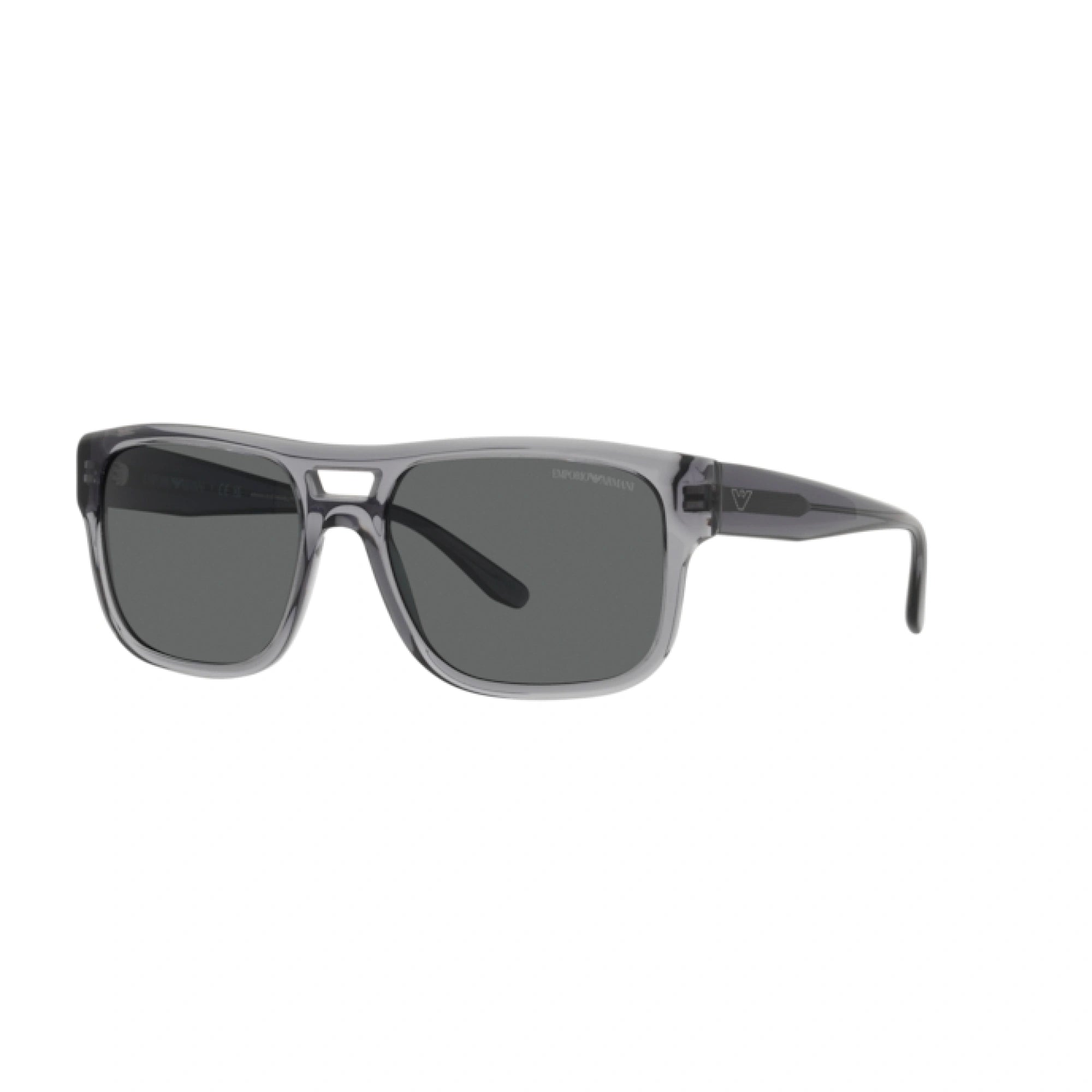 EMPORIO ARMANI EA 4197 - 502987 GRIGIO TRASPARENTE | OCCHIALE DA SOLE UOMO | CALIBRO 57