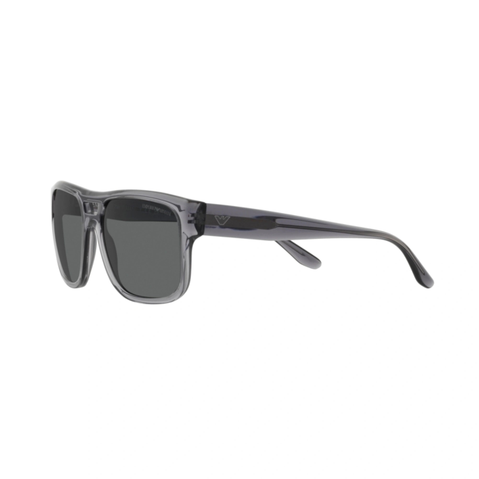 EMPORIO ARMANI EA 4197 - 502987 GRIGIO TRASPARENTE | OCCHIALE DA SOLE UOMO | CALIBRO 57