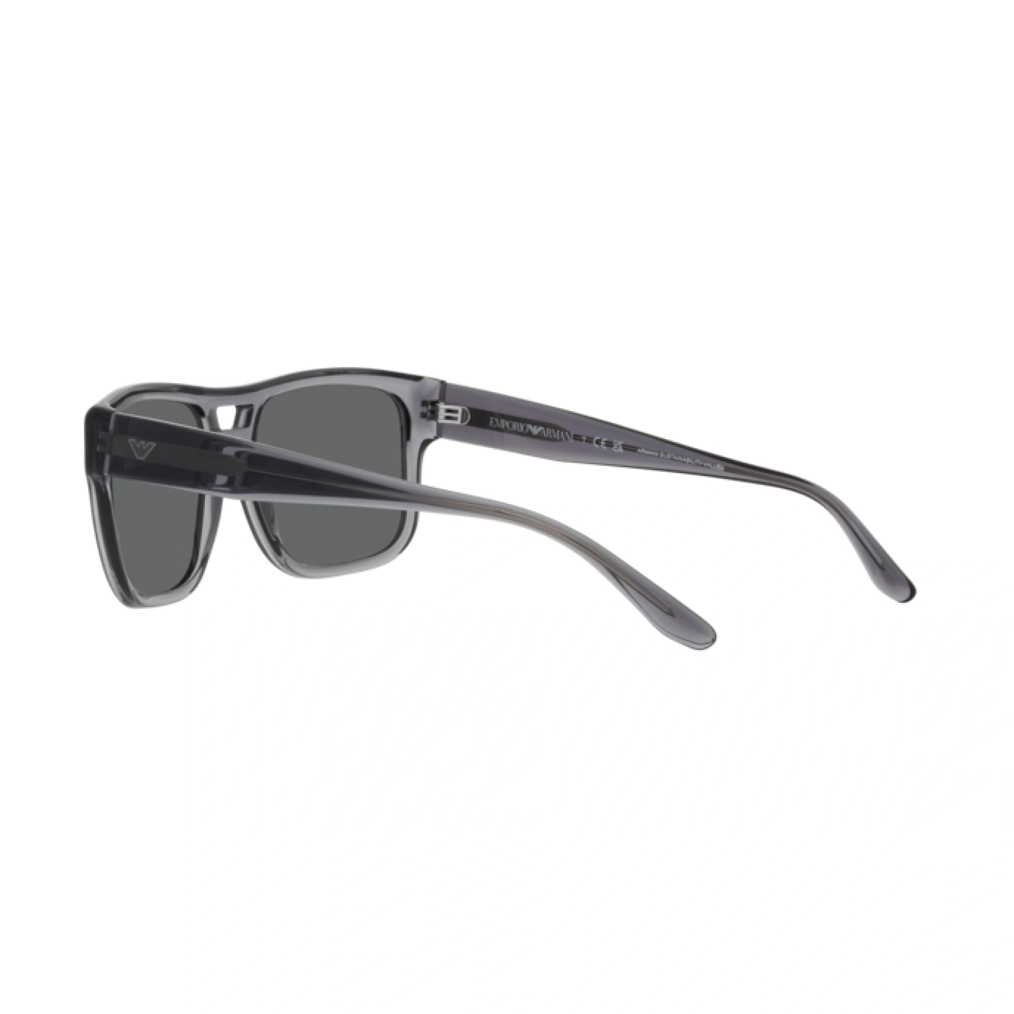 EMPORIO ARMANI EA 4197 - 502987 GRIGIO TRASPARENTE | OCCHIALE DA SOLE UOMO | CALIBRO 57