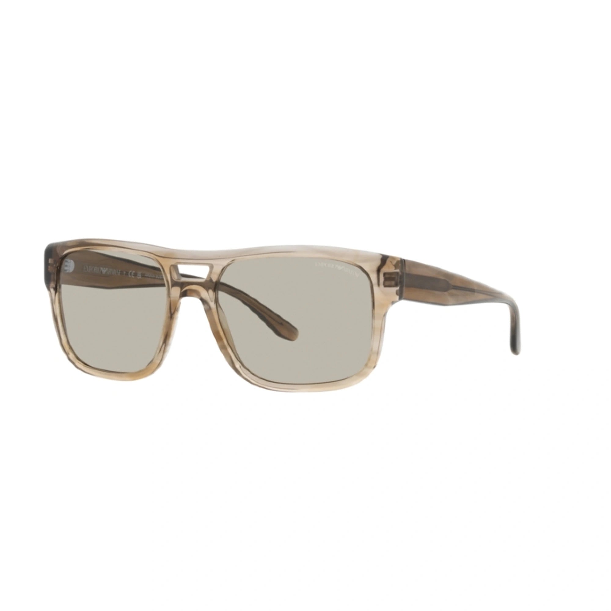 EMPORIO ARMANI EA 4197 - 5099/3 MARRONE A STRISCE | OCCHIALE DA SOLE UOMO | CALIBRO 57