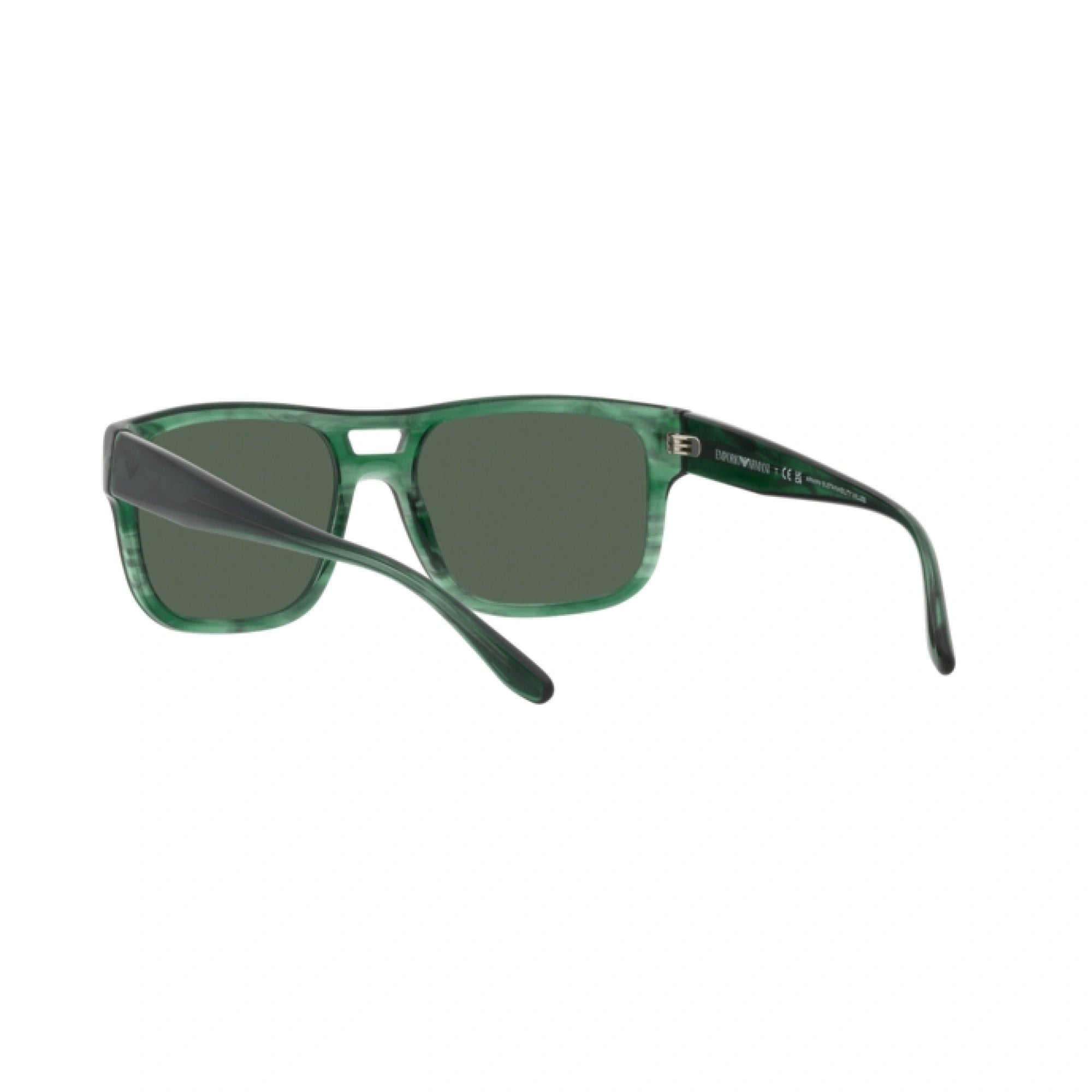 EMPORIO ARMANI EA 4197 - 516871 VERDE STRIATO | OCCHIALE DA SOLE UOMO | CALIBRO 57