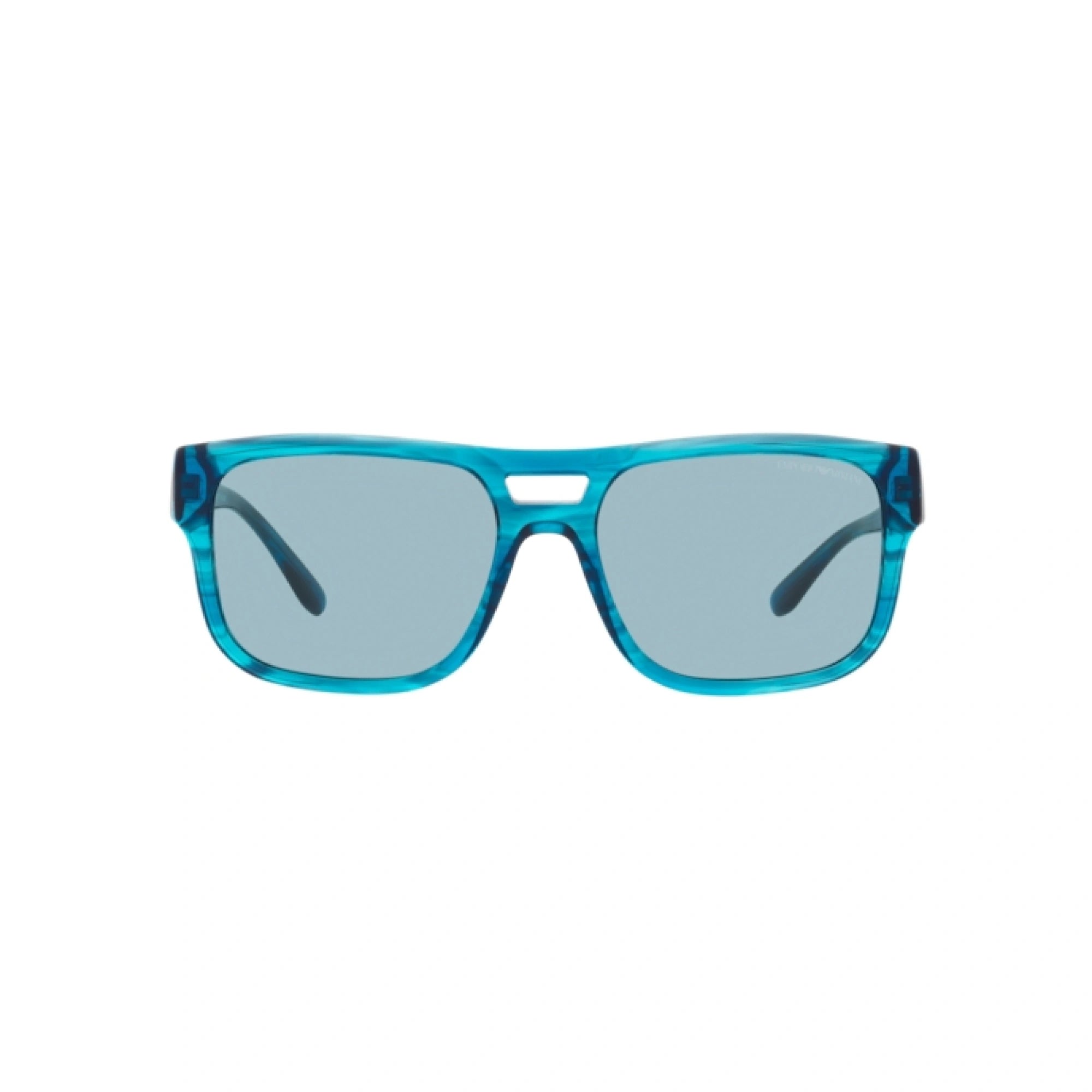 EMPORIO ARMANI EA 4197 - 531180 BLU A STRISCE | OCCHIALE DA SOLE UOMO | CALIBRO 57