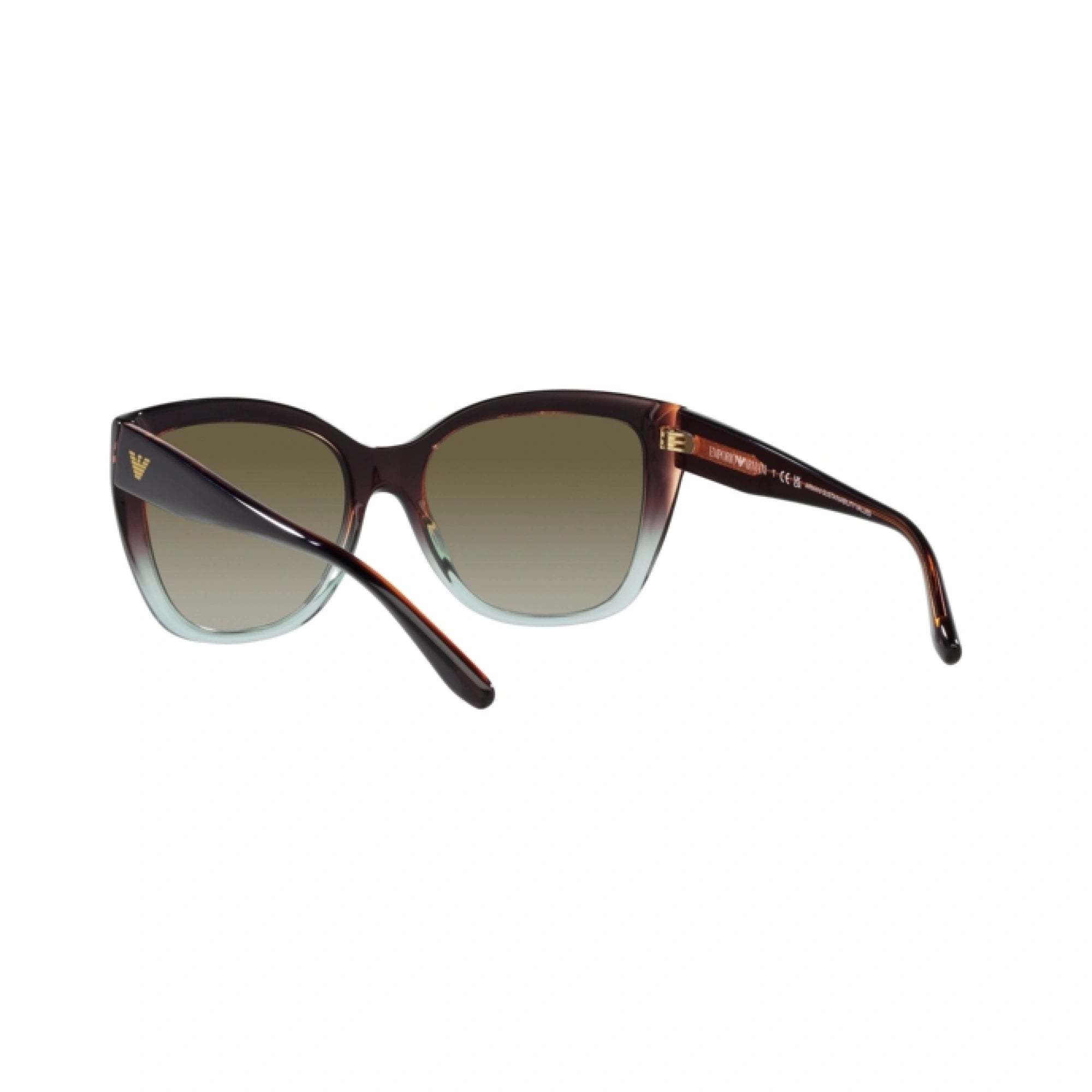 EMPORIO ARMANI EA 4198 - 59898E SFUMATURA MARRONE-VERDE | OCCHIALE DA SOLE DONNA | CALIBRO 55