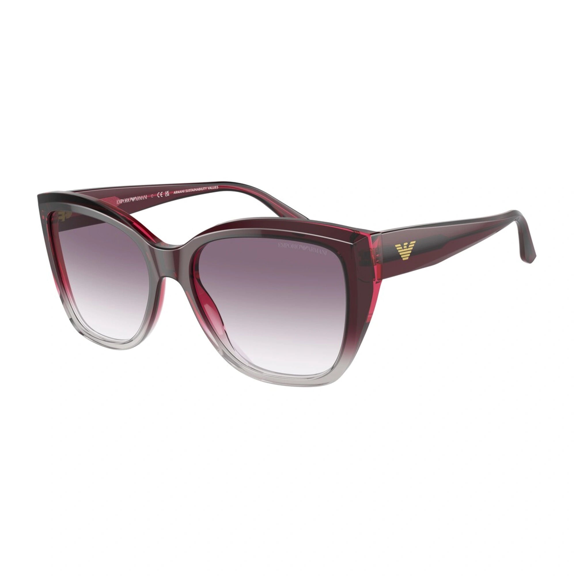 EMPORIO ARMANI EA 4198 - 59908H GRADIENTE VIOLA-GRIGIO | OCCHIALE DA SOLE DONNA | CALIBRO 55