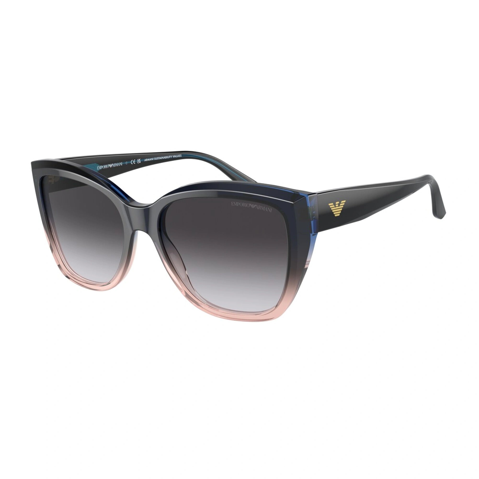 EMPORIO ARMANI EA 4198 - 59918G SFUMATURA BLU-ARANCIO | OCCHIALE DA SOLE DONNA | CALIBRO 55