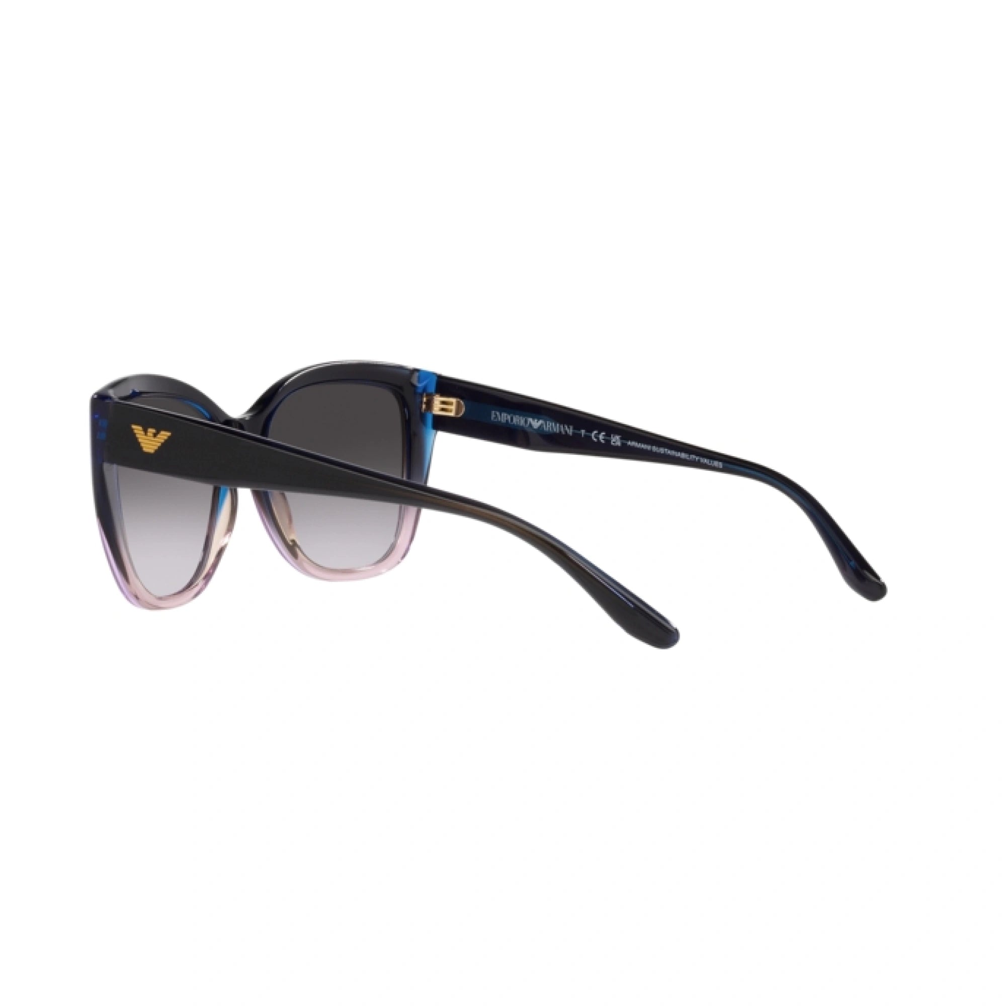 EMPORIO ARMANI EA 4198 - 59918G SFUMATURA BLU-ARANCIO | OCCHIALE DA SOLE DONNA | CALIBRO 55