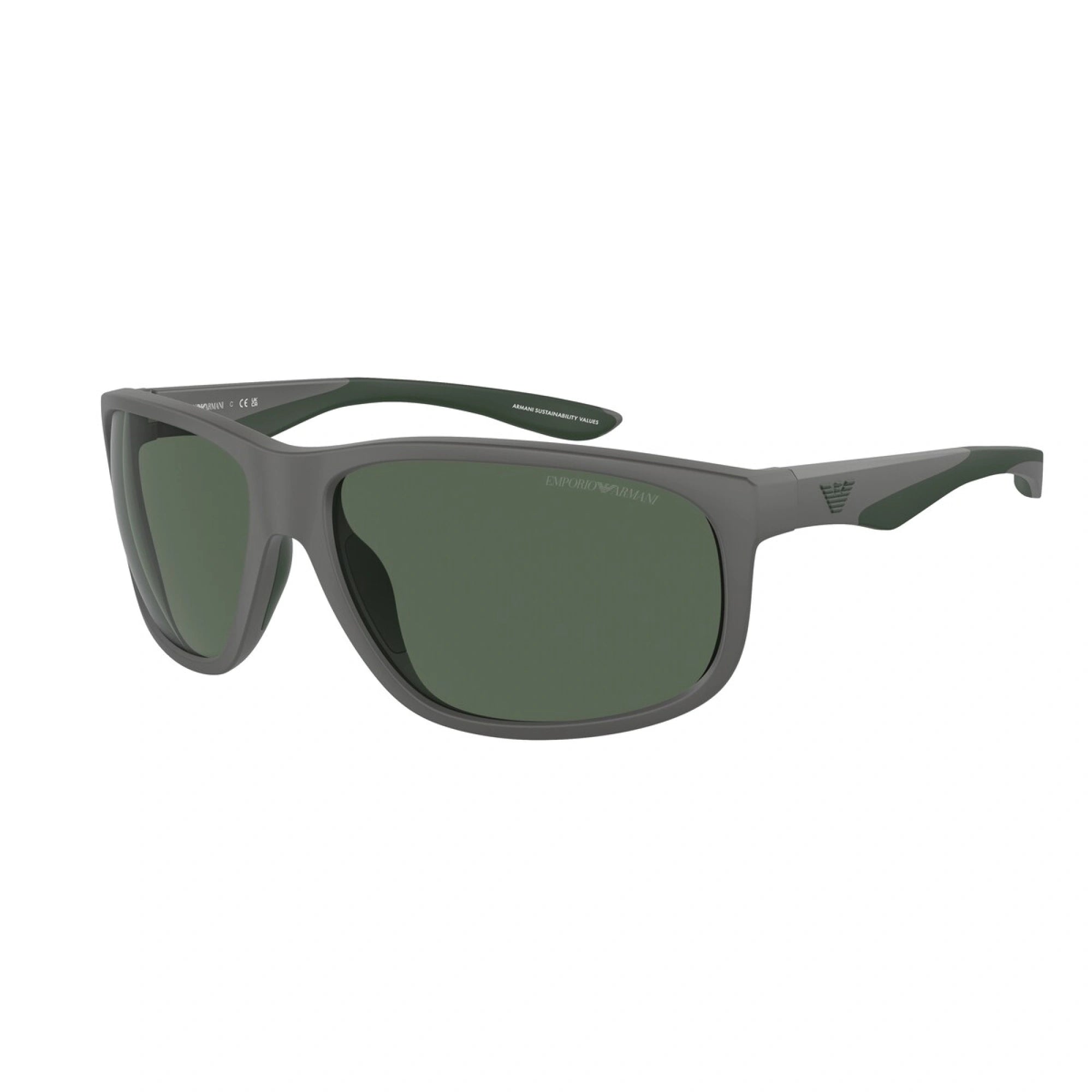 EMPORIO ARMANI EA 4199U - 506071 GRIGIO OPACO | OCCHIALE DA SOLE UOMO | CALIBRO 65
