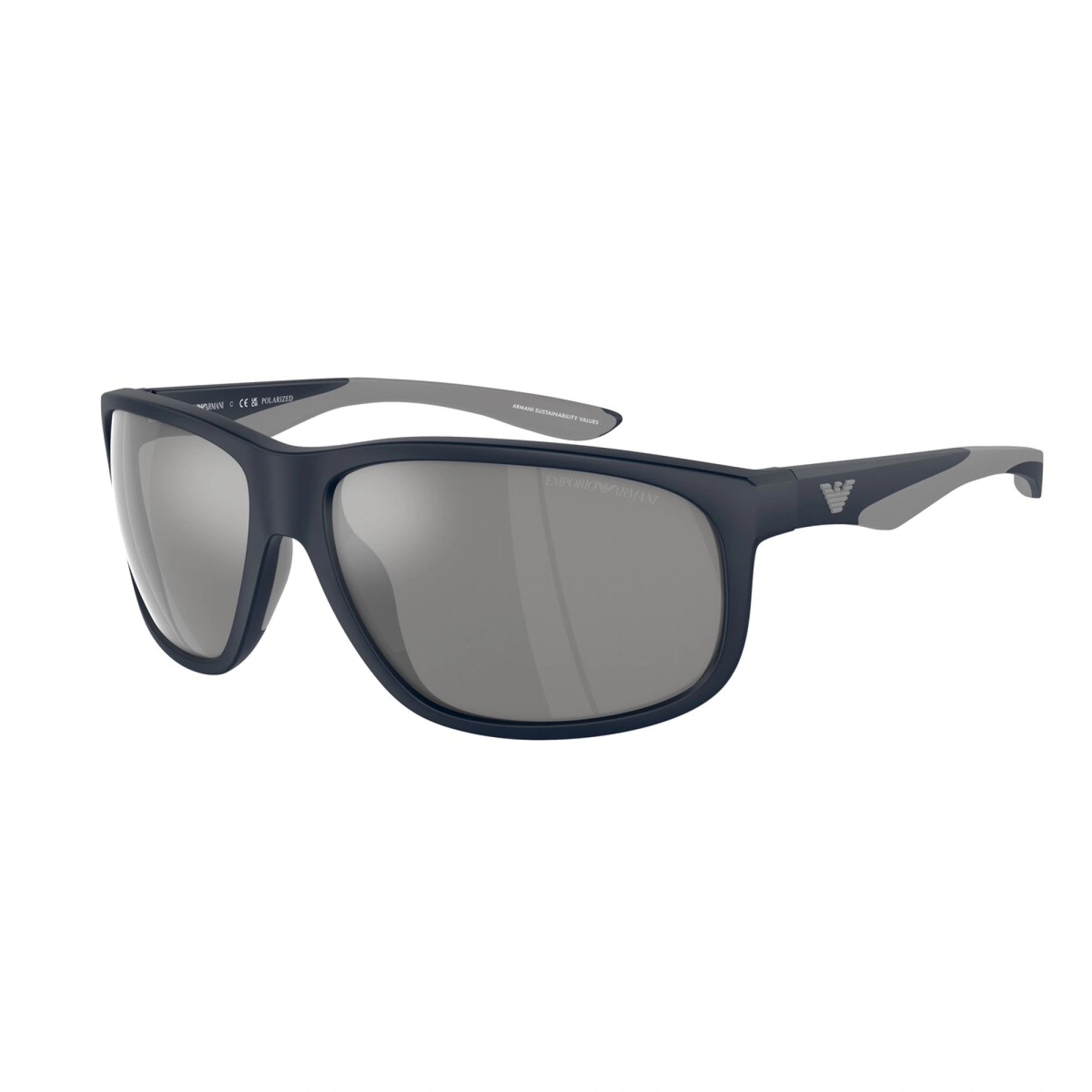 EMPORIO ARMANI EA 4199U - 5088Z3 BLU OPACO | OCCHIALE DA SOLE UOMO | CALIBRO 65