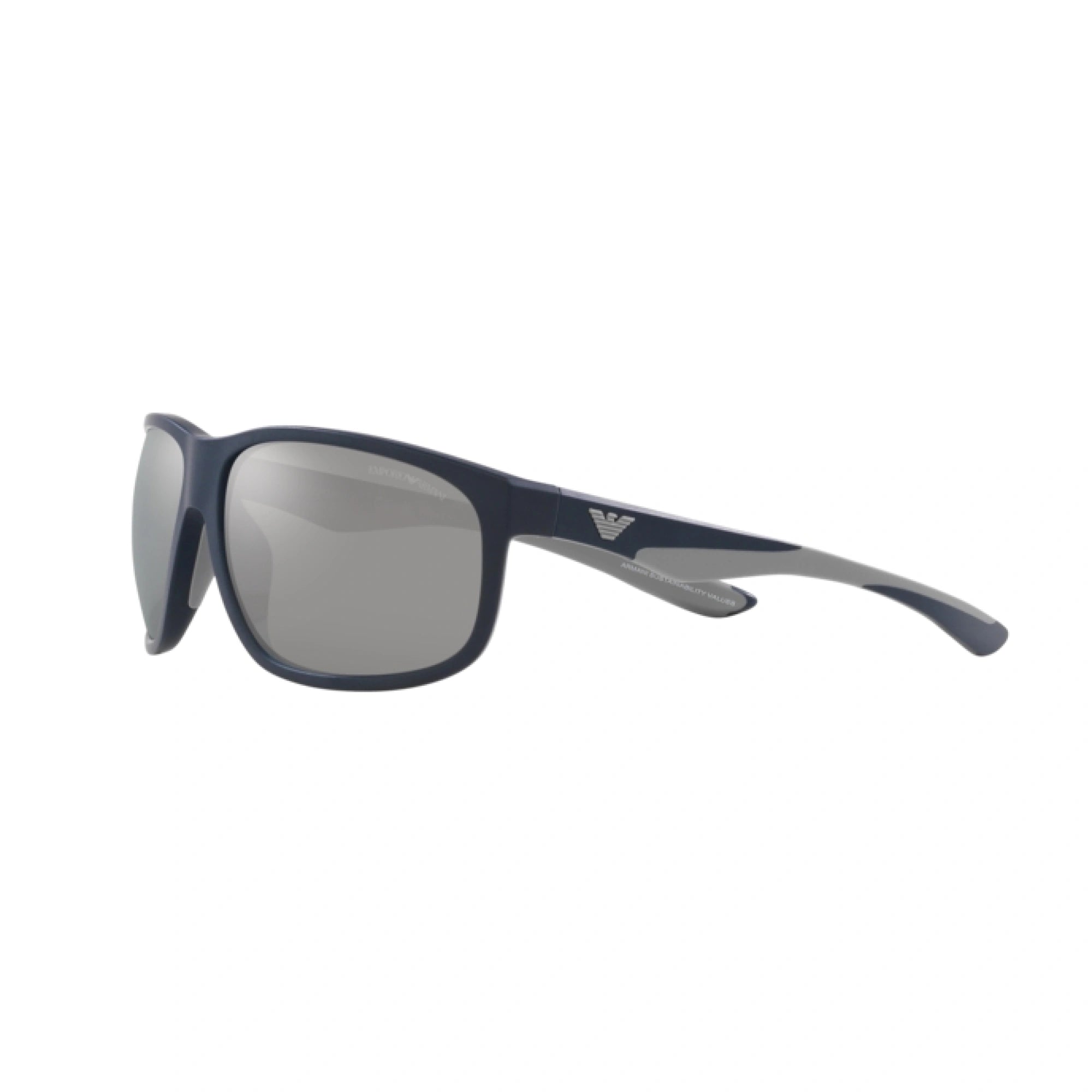 EMPORIO ARMANI EA 4199U - 5088Z3 BLU OPACO | OCCHIALE DA SOLE UOMO | CALIBRO 65