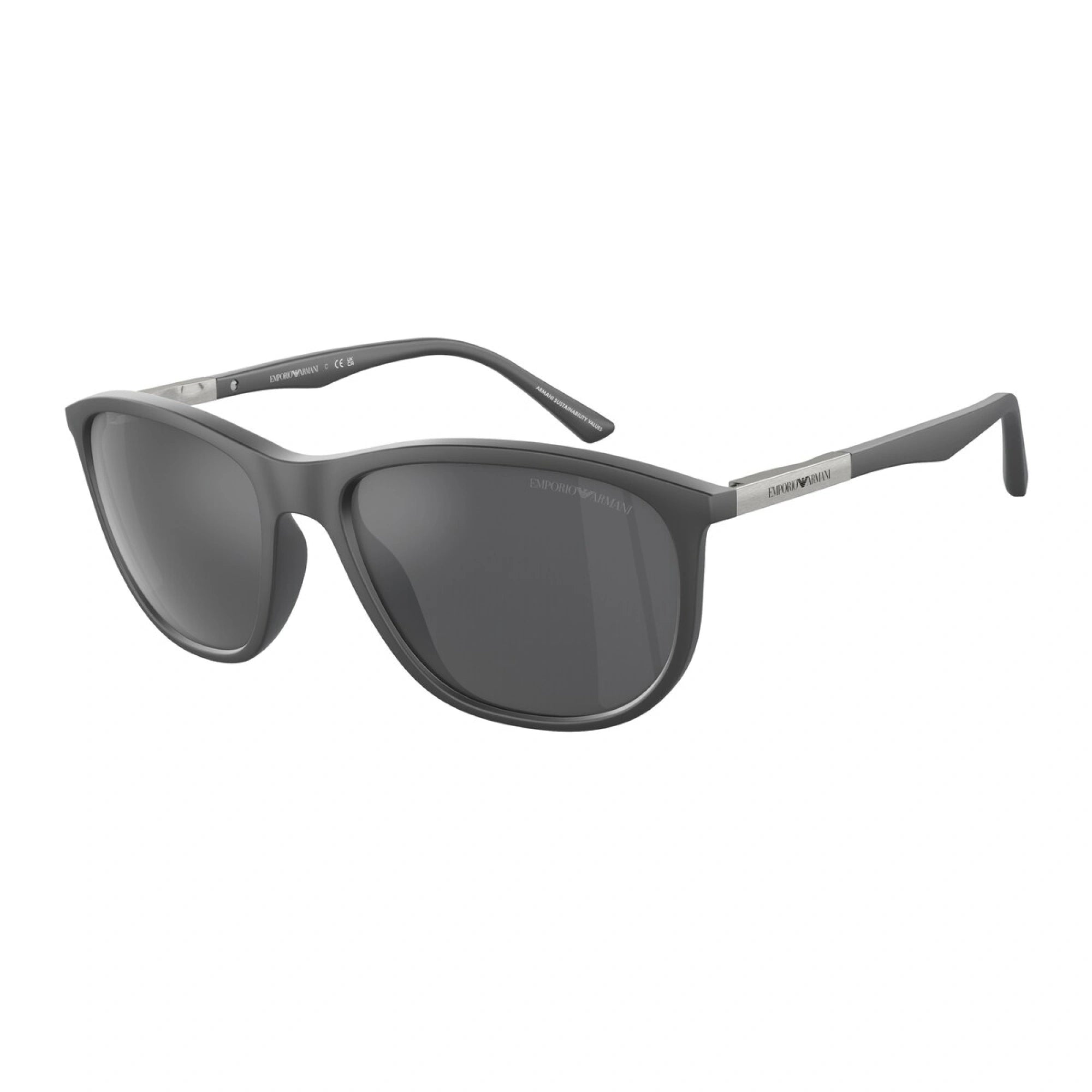 EMPORIO ARMANI EA 4201 - 51266G GRIGIO OPACO | OCCHIALE DA SOLE UOMO | CALIBRO 58