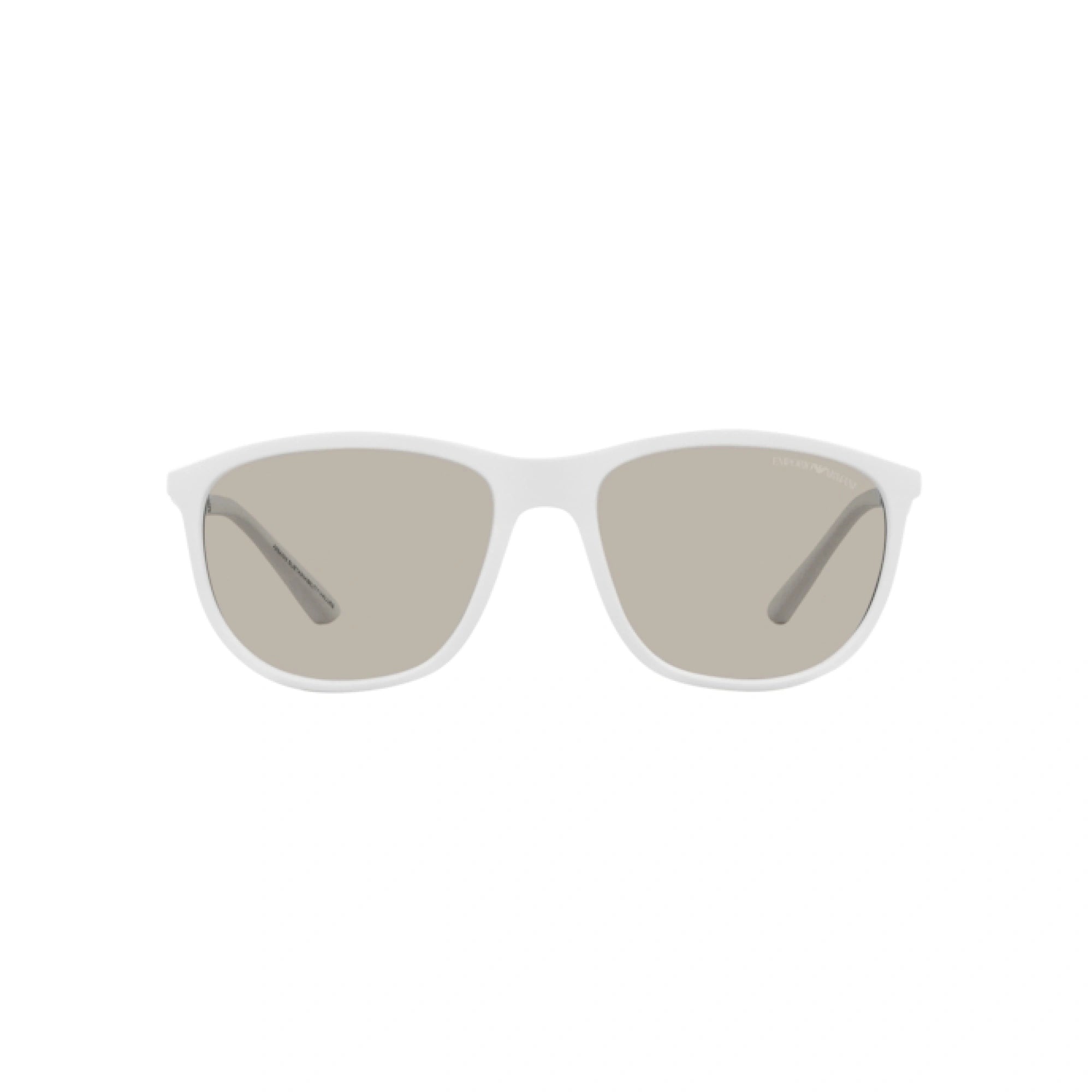 EMPORIO ARMANI EA 4201 - 5344/3 BIANCO OPACO | OCCHIALE DA SOLE UOMO | CALIBRO 58