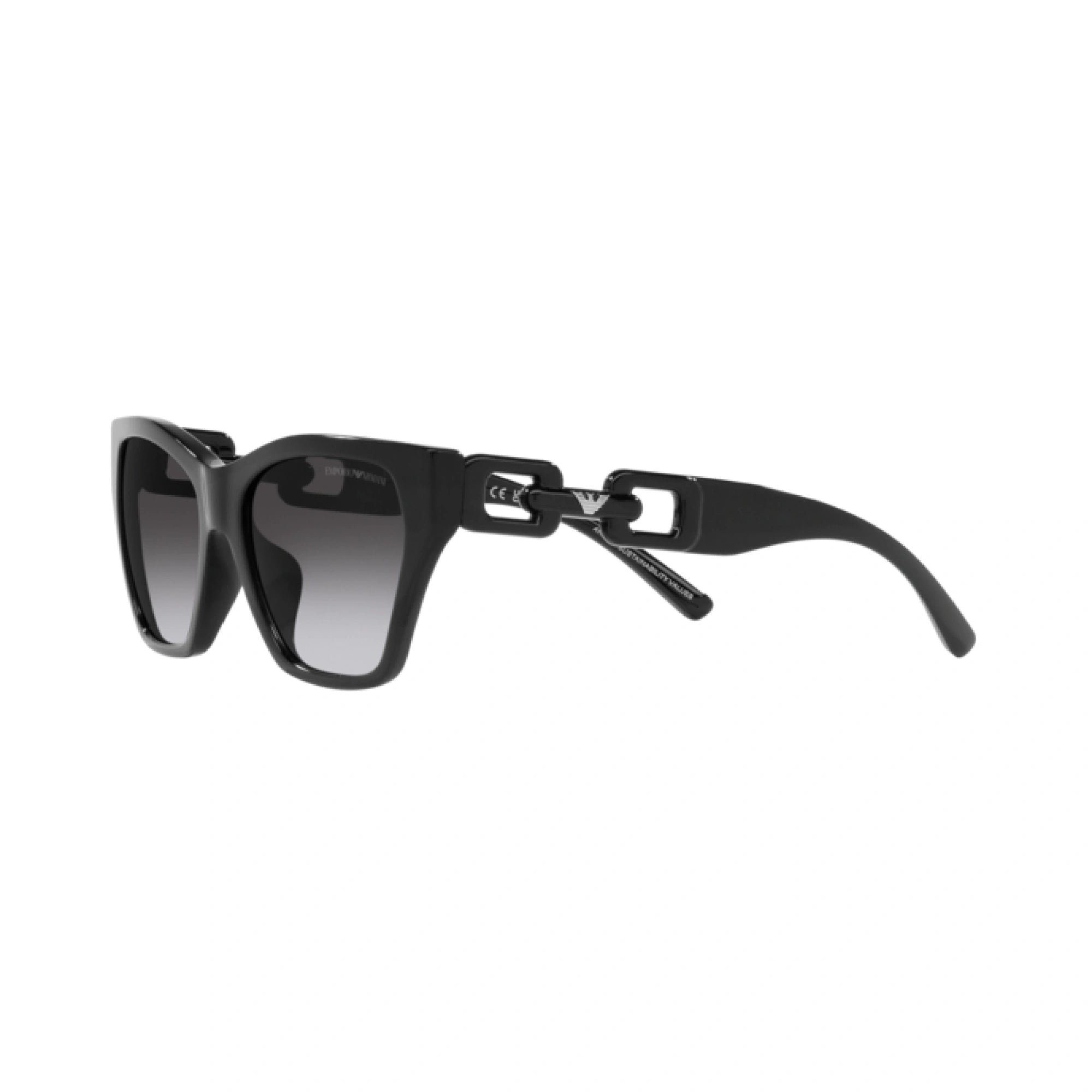EMPORIO ARMANI EA 4203U - 50178G NERO LUCIDO | OCCHIALE DA SOLE DONNA | CALIBRO 55