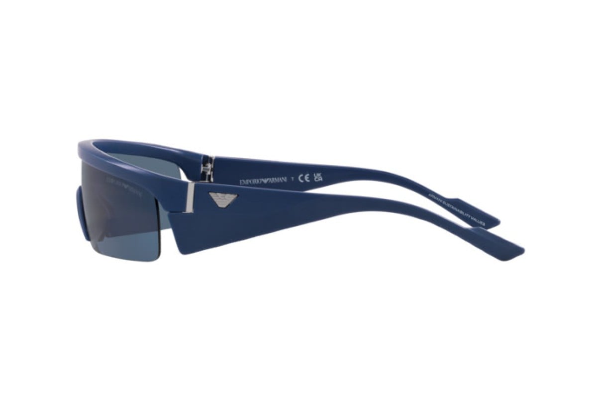 OCCHIALE DA SOLE UOMO | EMPORIO ARMANI  EA 4204U - 601380 BLU OPACO - CALIBRO 36