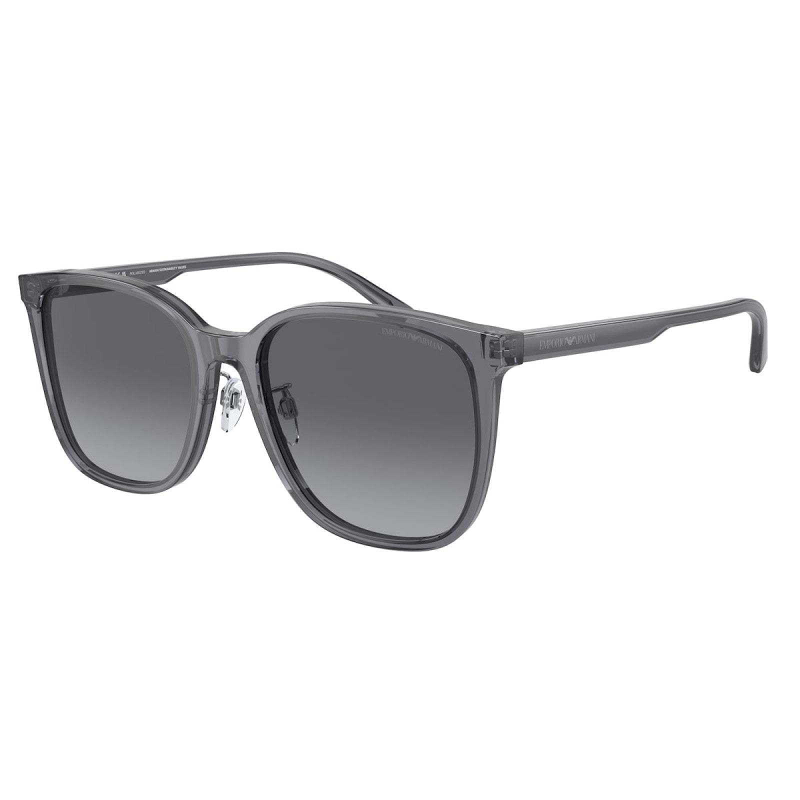 OCCHIALE DA SOLE UOMO | EMPORIO ARMANI EA 4206D - 5029T3 GRIGIO TRASPARENTE LUCIDO - CALIBRO 57