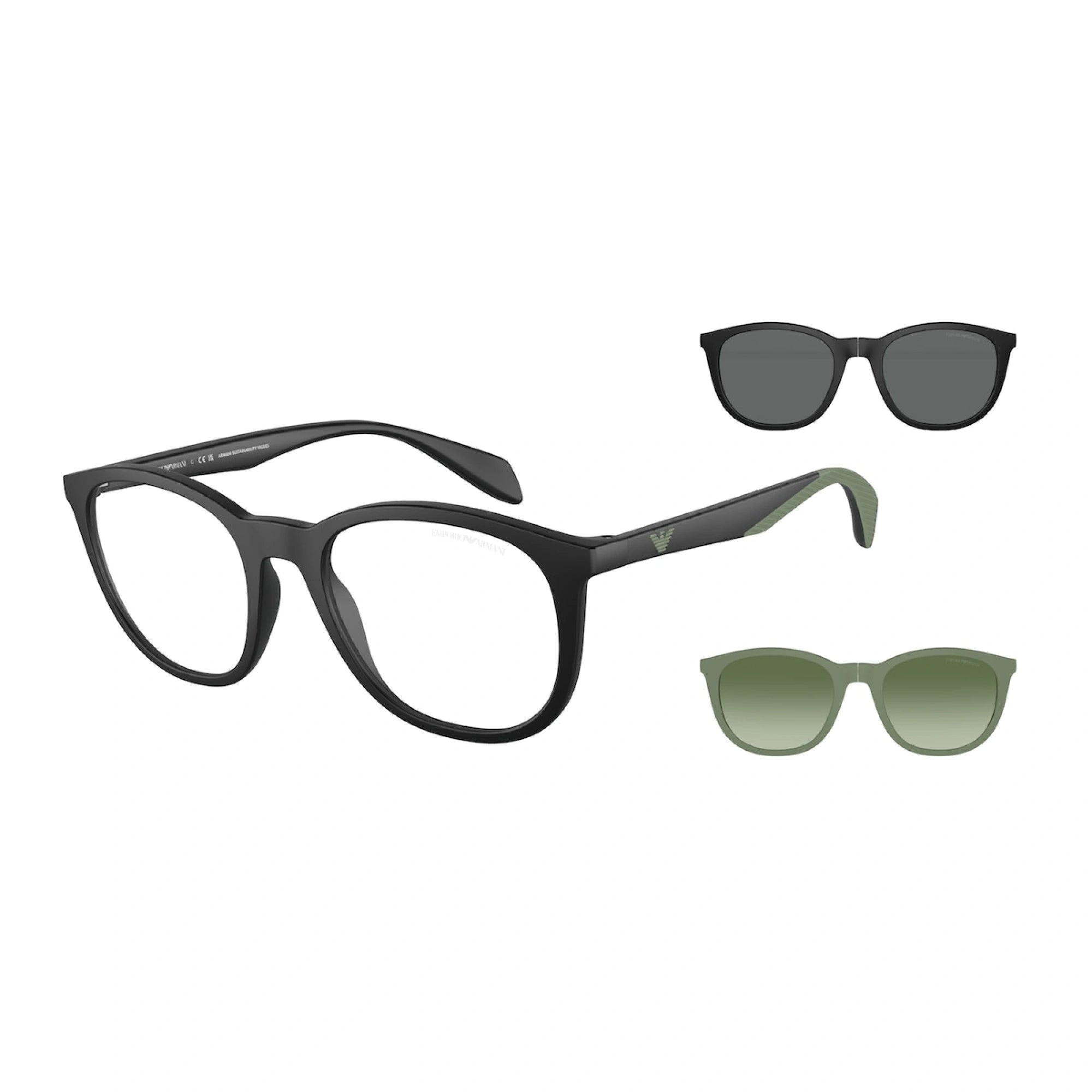 EMPORIO ARMANI EA 4211 - 50011W NERO OPACO | OCCHIALE DA SOLE UOMO | CALIBRO 52